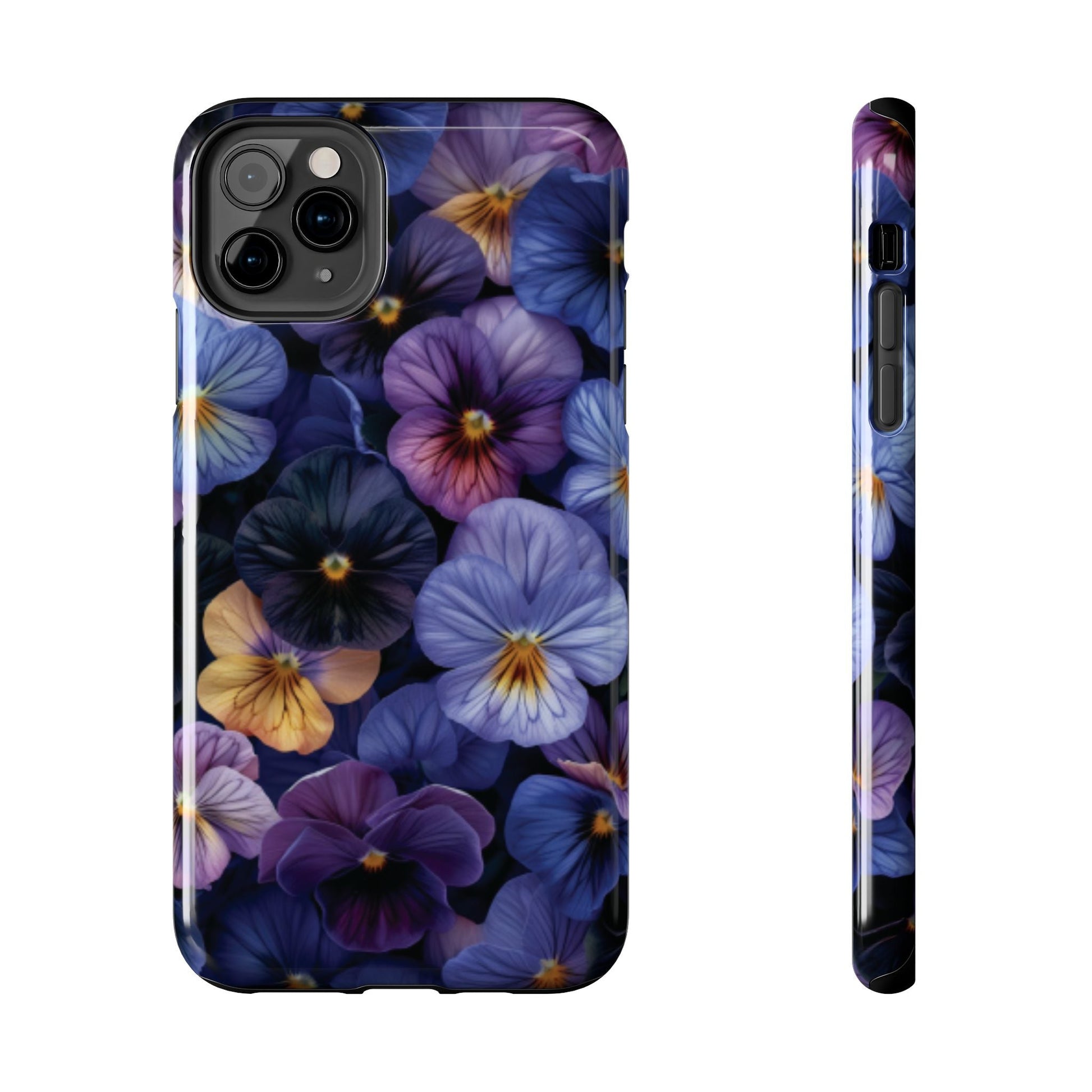 Pansy Flowers Tough Case Designed for iphone - Ruppy's Creations