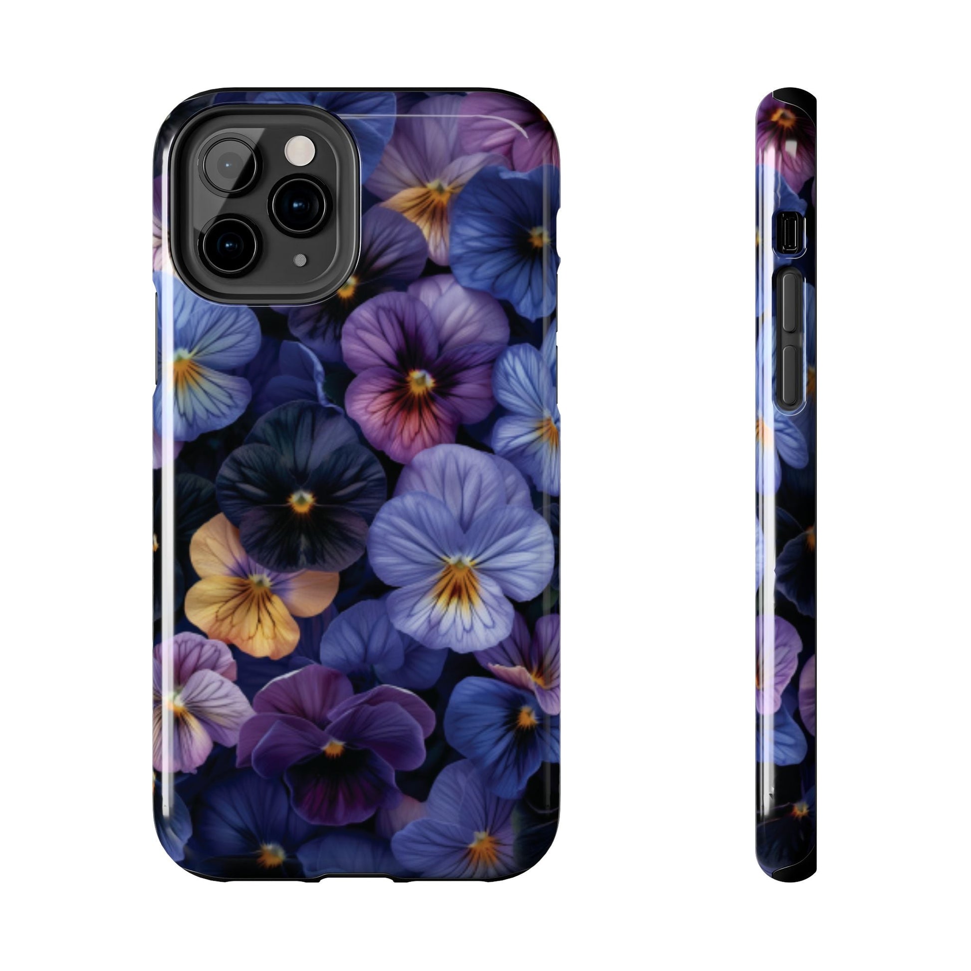 Pansy Flowers Tough Case Designed for iphone - Ruppy's Creations