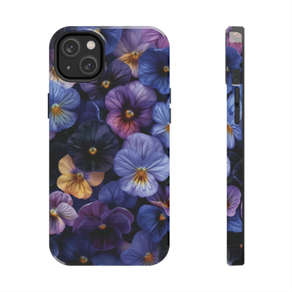 Pansy Flowers Tough Case Designed for iphone - Ruppy's Creations