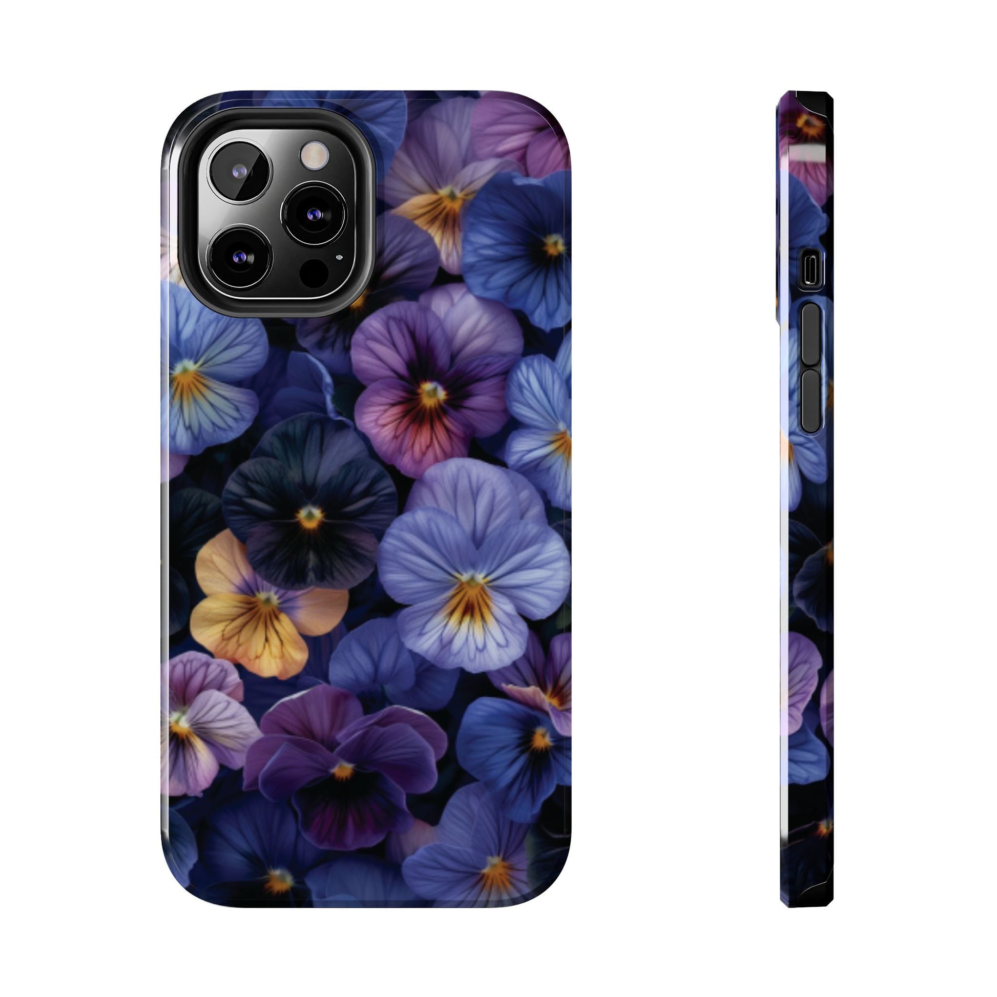 Pansy Flowers Tough Case Designed for iphone - Ruppy's Creations