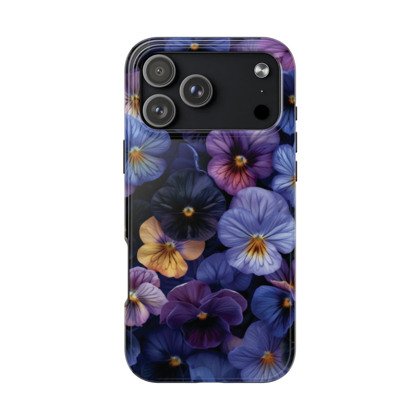 Pansy Flowers Tough Case Designed for iphone - Ruppy's Creations