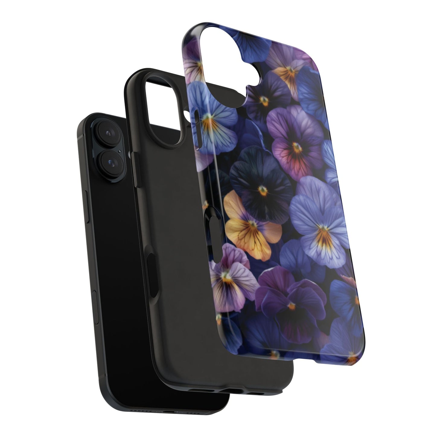 Pansy Flowers Tough Case Designed for iphone - Ruppy's Creations