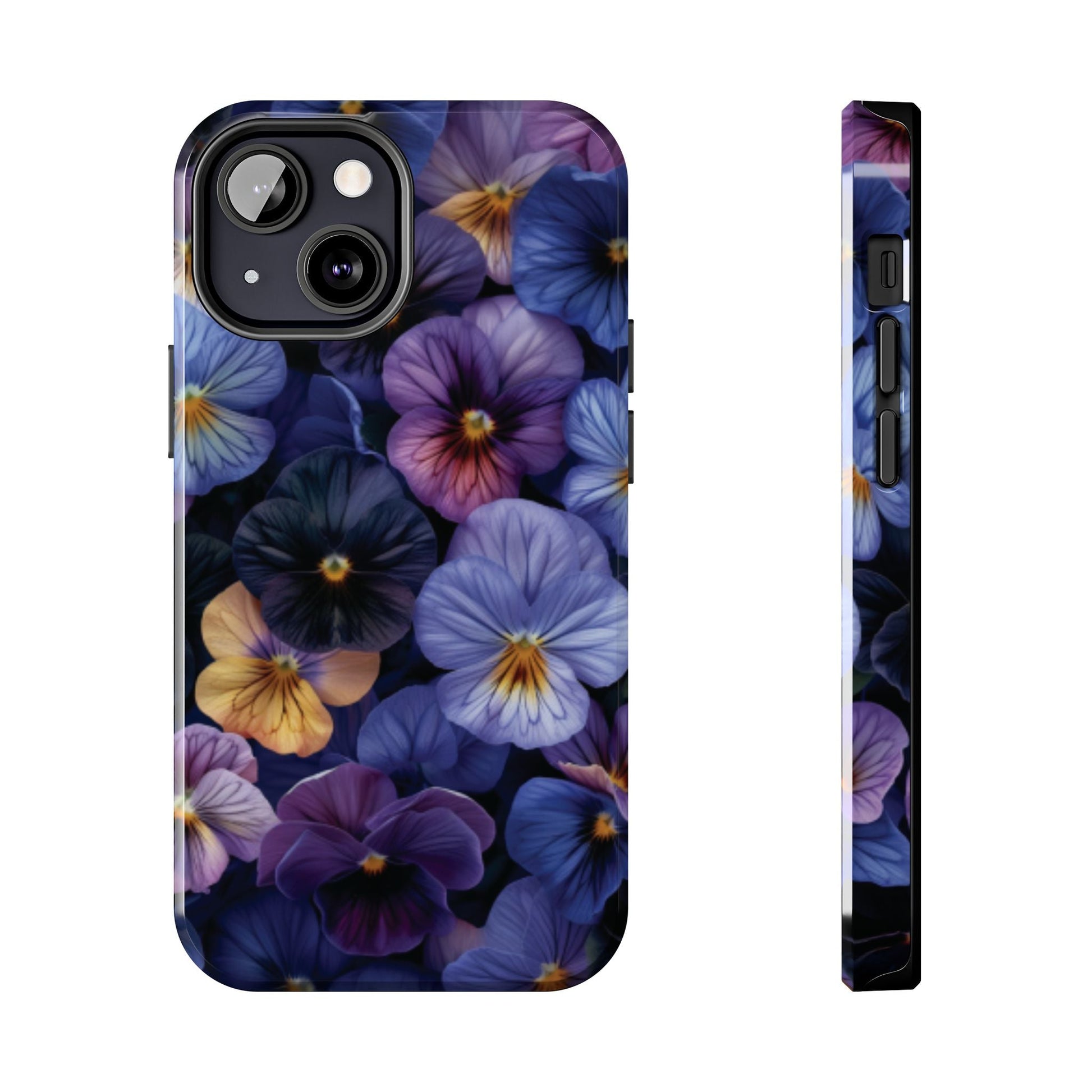 Pansy Flowers Tough Case Designed for iphone - Ruppy's Creations