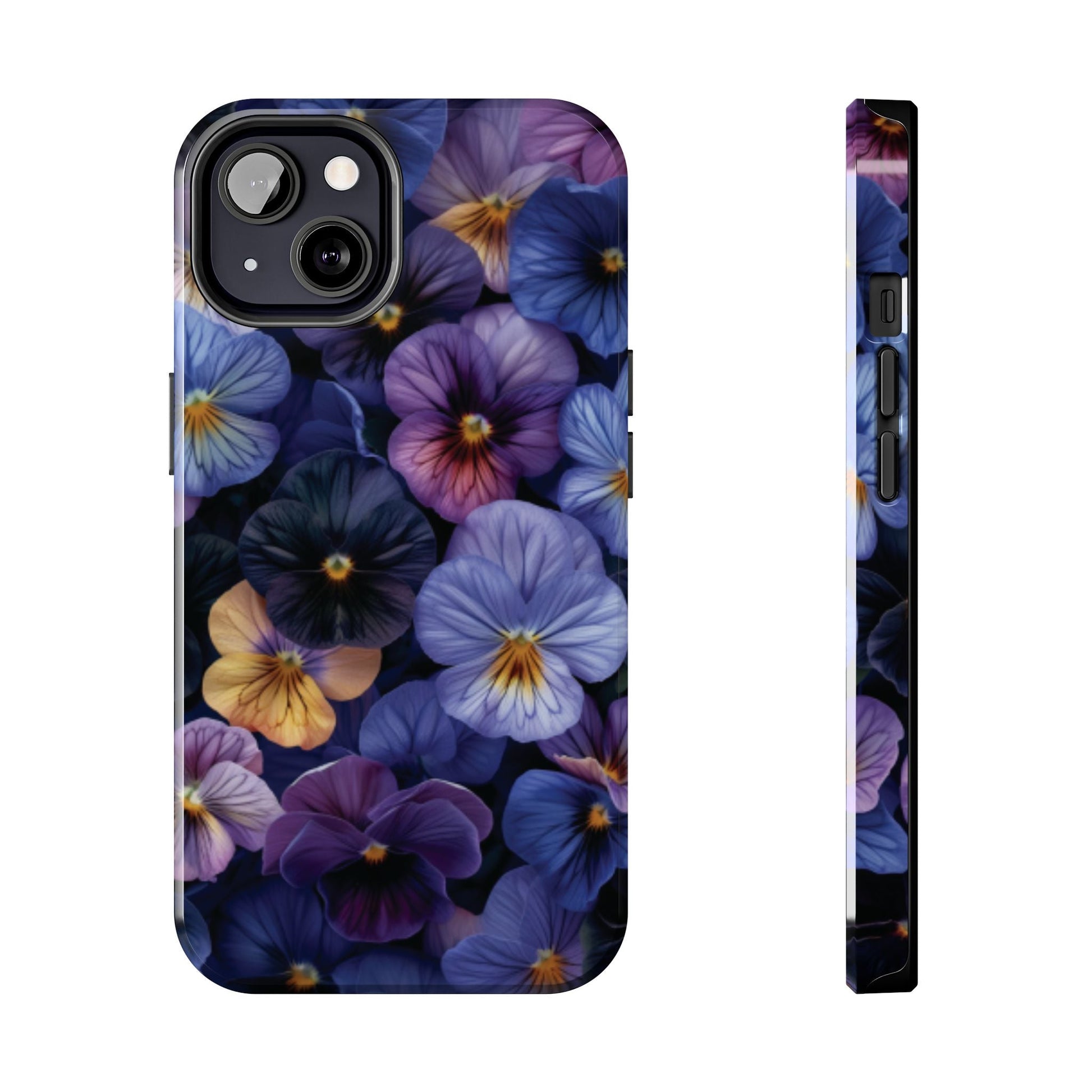 Pansy Flowers Tough Case Designed for iphone - Ruppy's Creations
