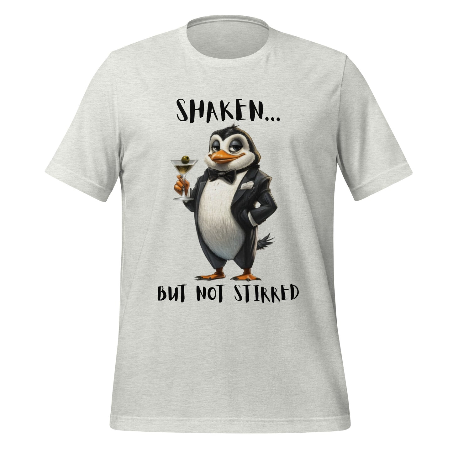 Penguin Shaken Not Stirred Unisex t-shirt - Ruppy's Creations