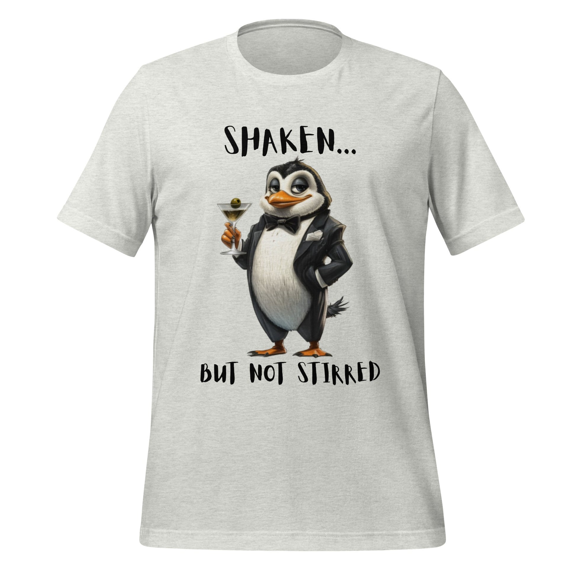 Penguin Shaken Not Stirred Unisex t-shirt - Ruppy's Creations