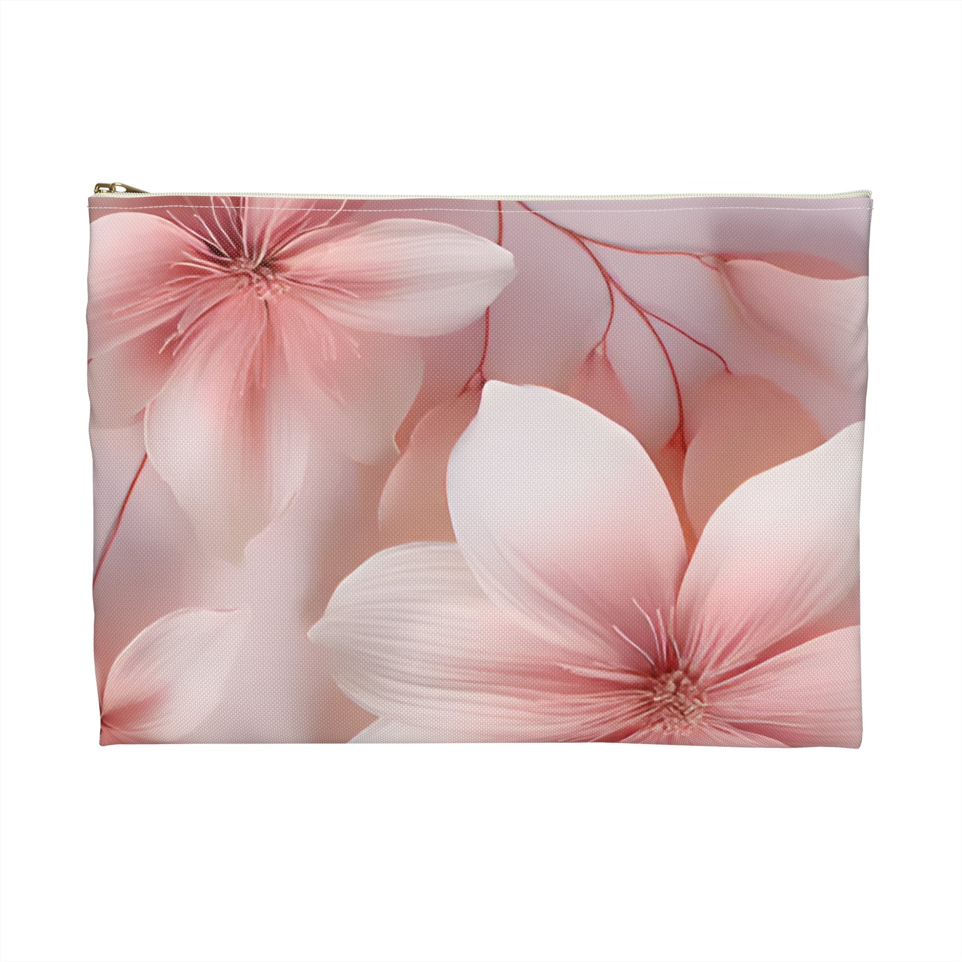 Pink Petals Cosmetic Travel Bag - Ruppy's Creations
