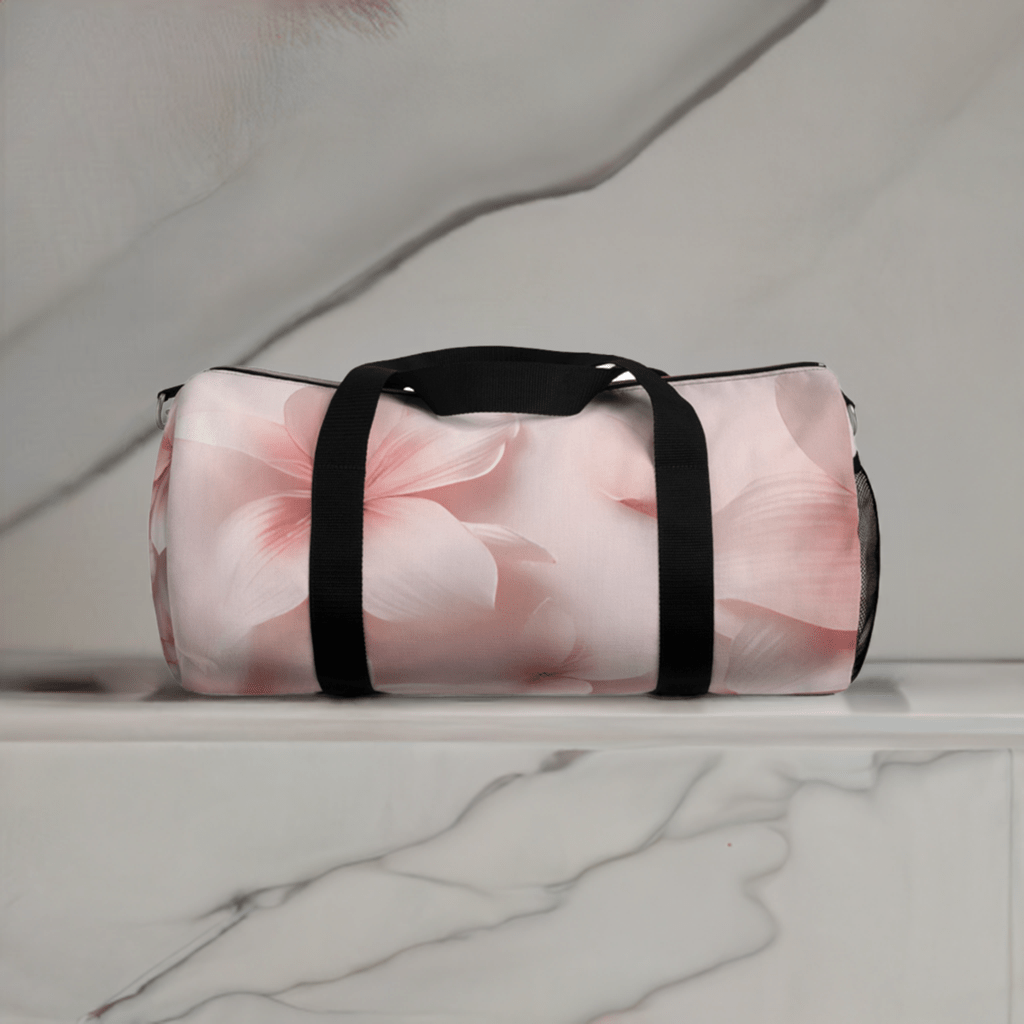 Pink Petals Duffel Travel Bag - Ruppy's Creations