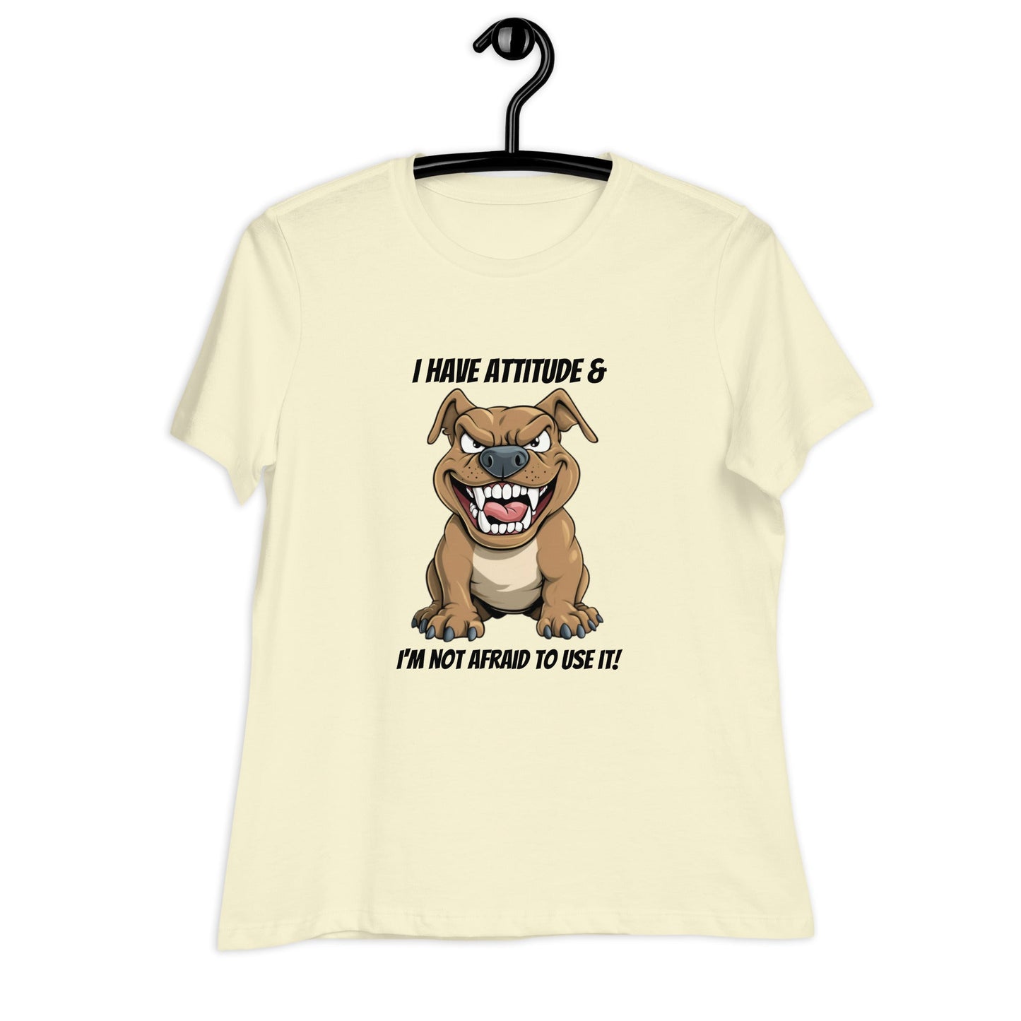 Pit Bull Attitude Women's Relaxed T-Shirt - Ruppy's Creations