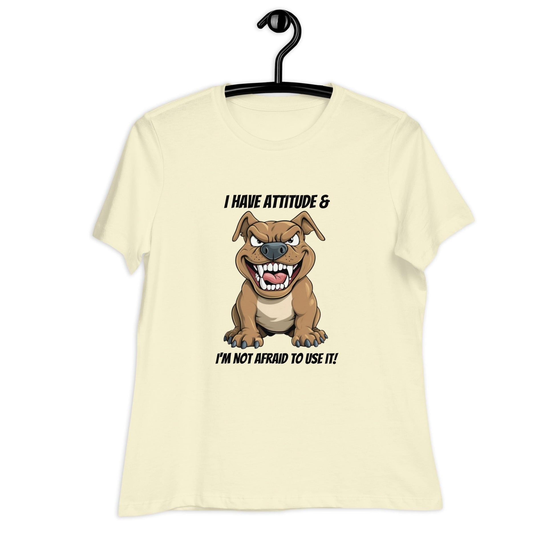 Pit Bull Attitude Women's Relaxed T-Shirt - Ruppy's Creations