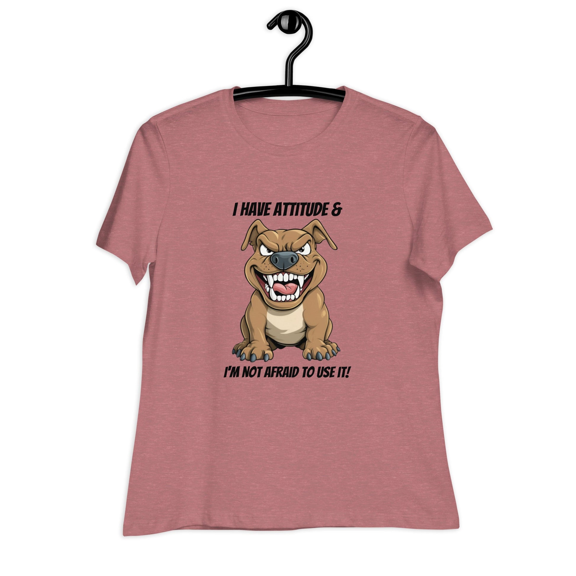 Pit Bull Attitude Women's Relaxed T-Shirt - Ruppy's Creations
