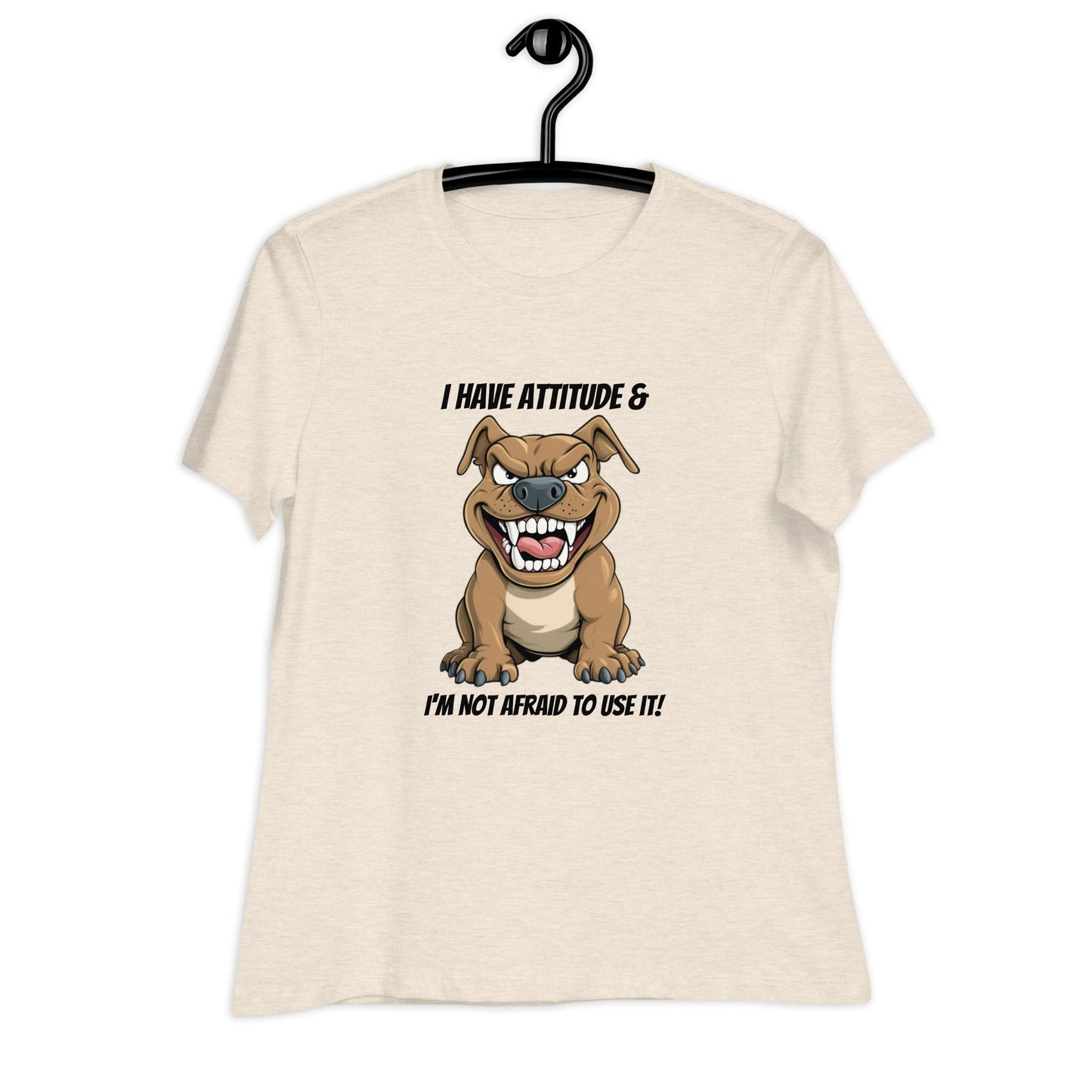 Pit Bull Attitude Women's Relaxed T-Shirt - Ruppy's Creations