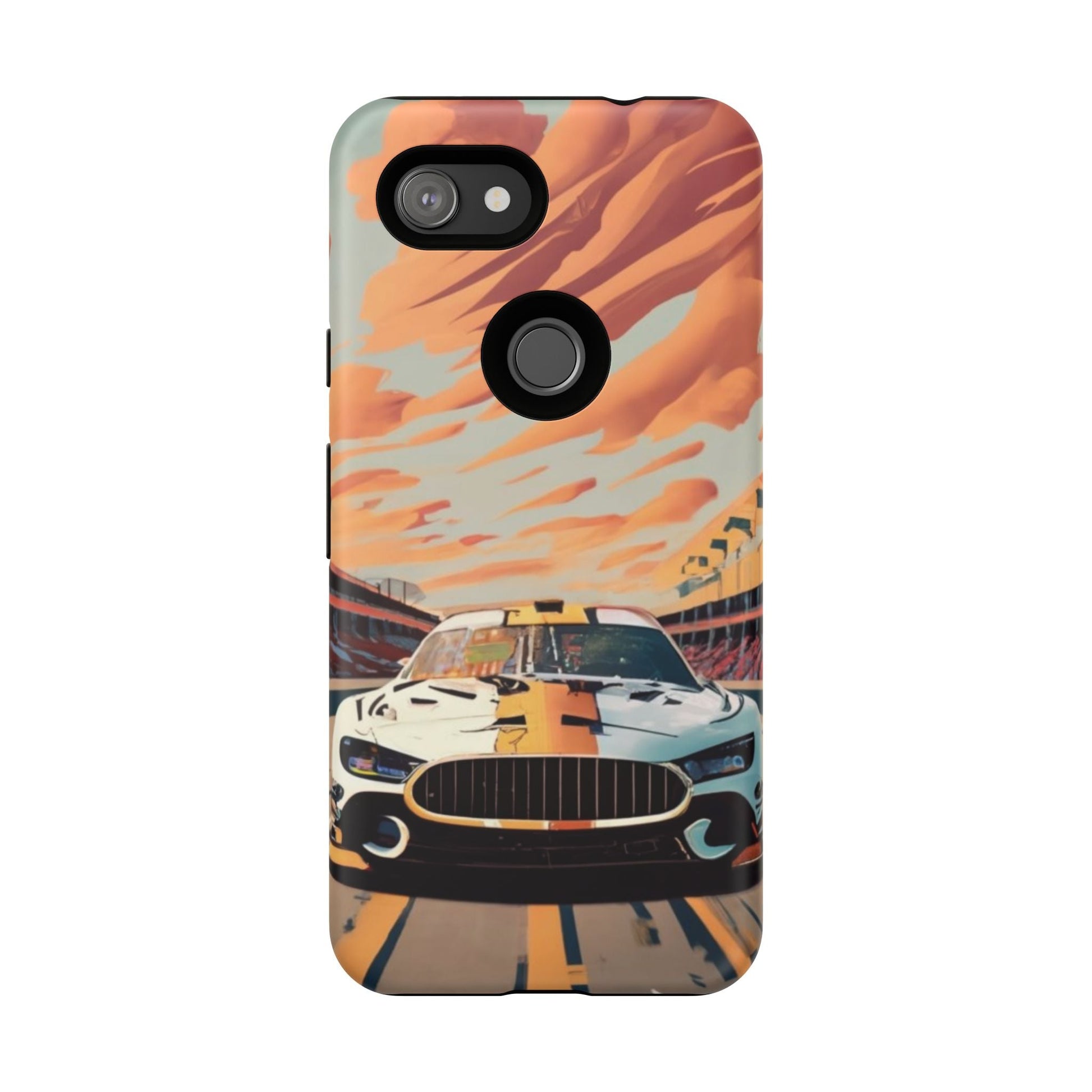 Race Car Tough Cell Phone Case - Ruppy's Creations