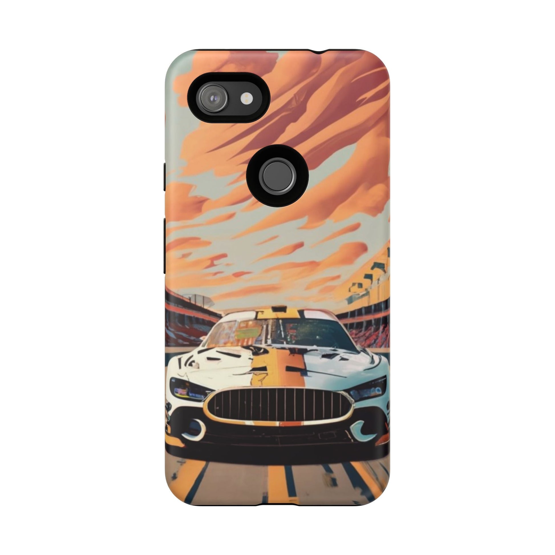 Race Car Tough Cell Phone Case - Ruppy's Creations