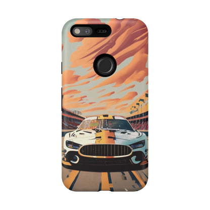 Race Car Tough Cell Phone Case - Ruppy's Creations
