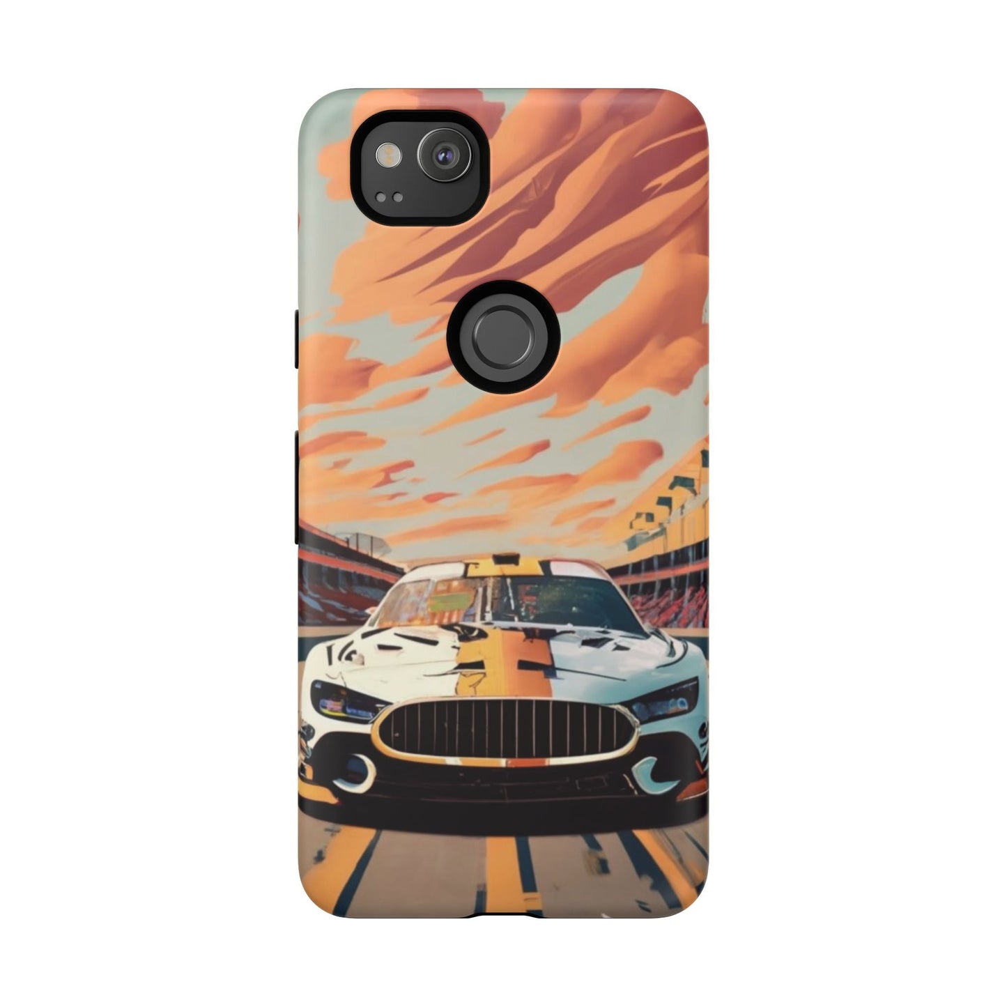 Race Car Tough Cell Phone Case - Ruppy's Creations