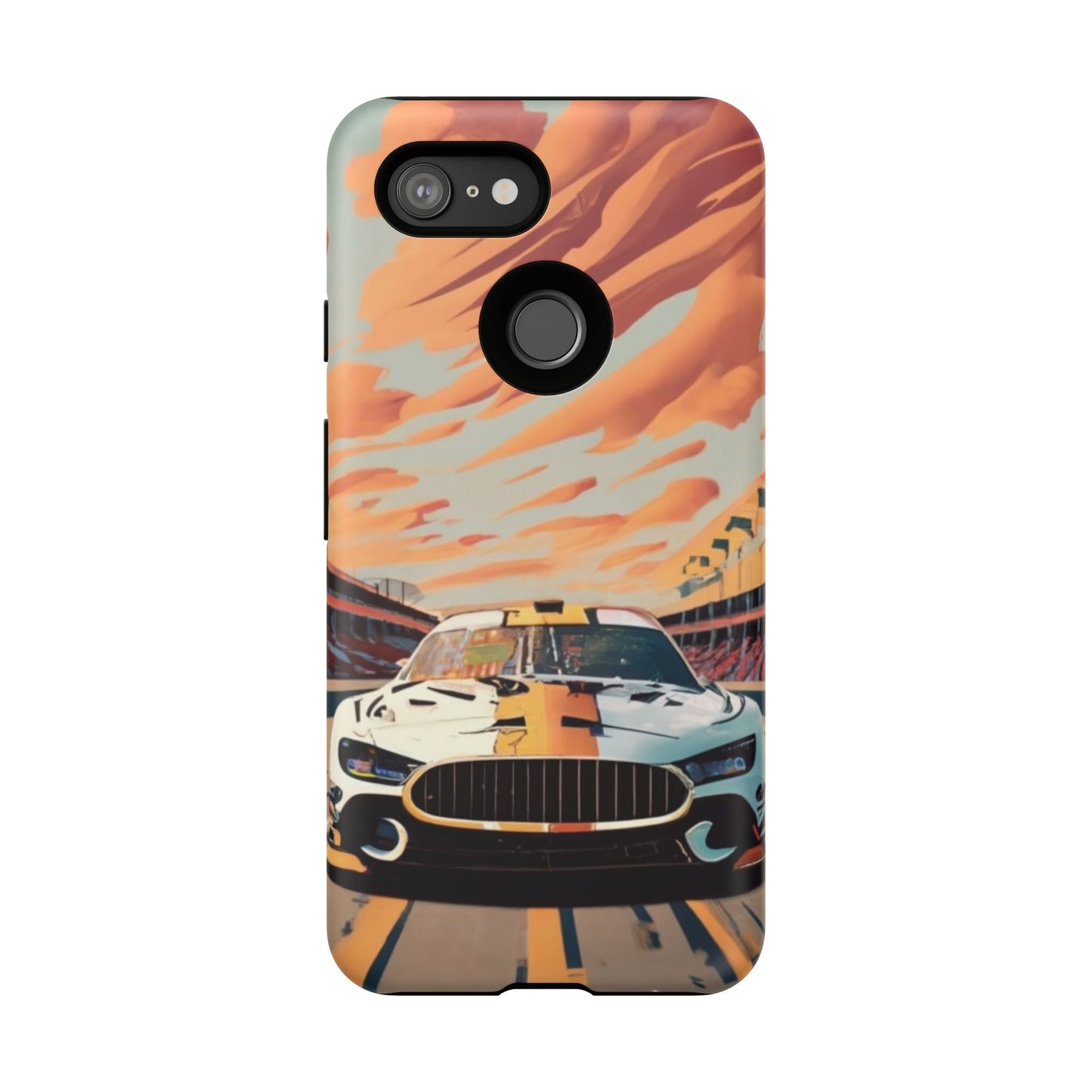 Race Car Tough Cell Phone Case - Ruppy's Creations