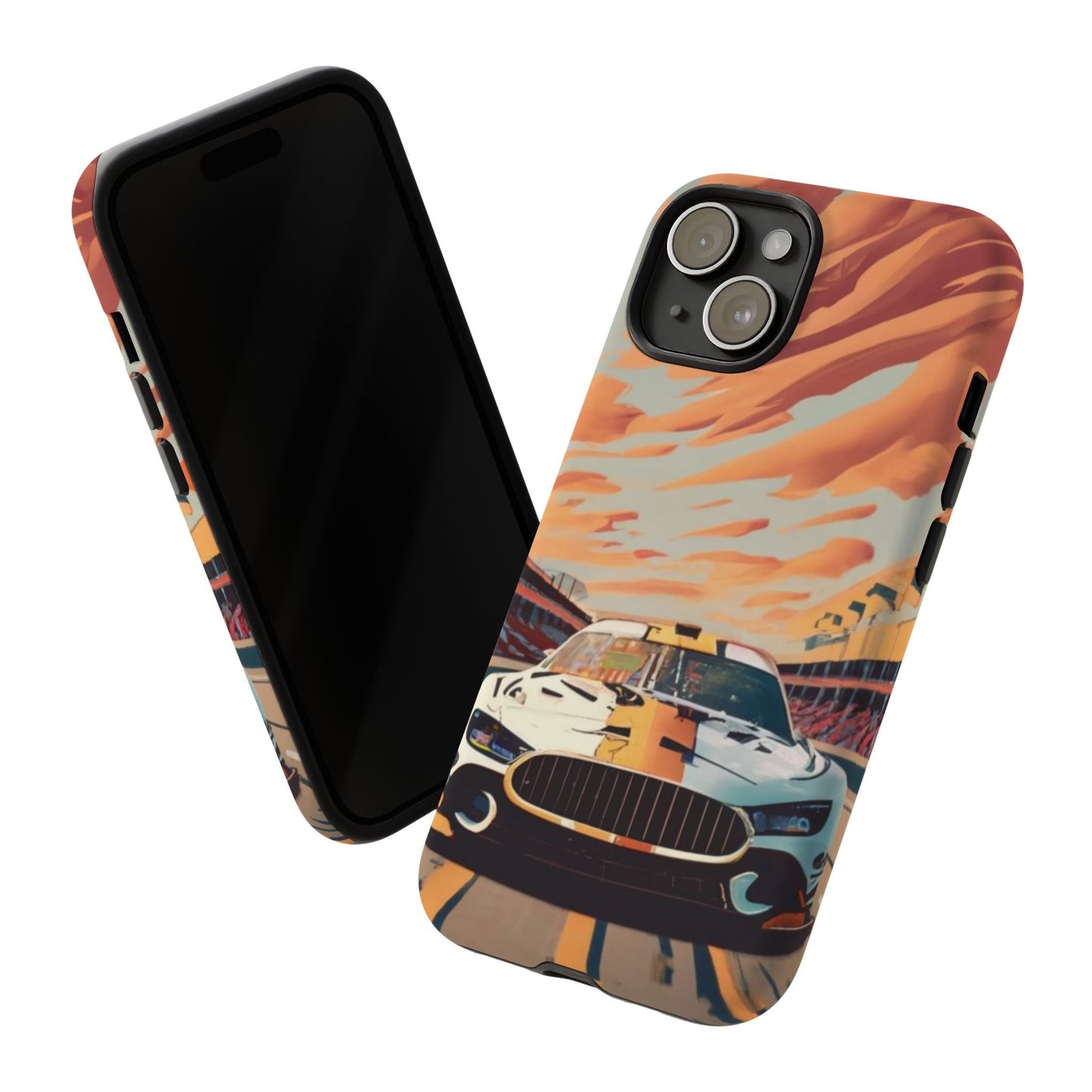 Race Car Tough Cell Phone Case - Ruppy's Creations