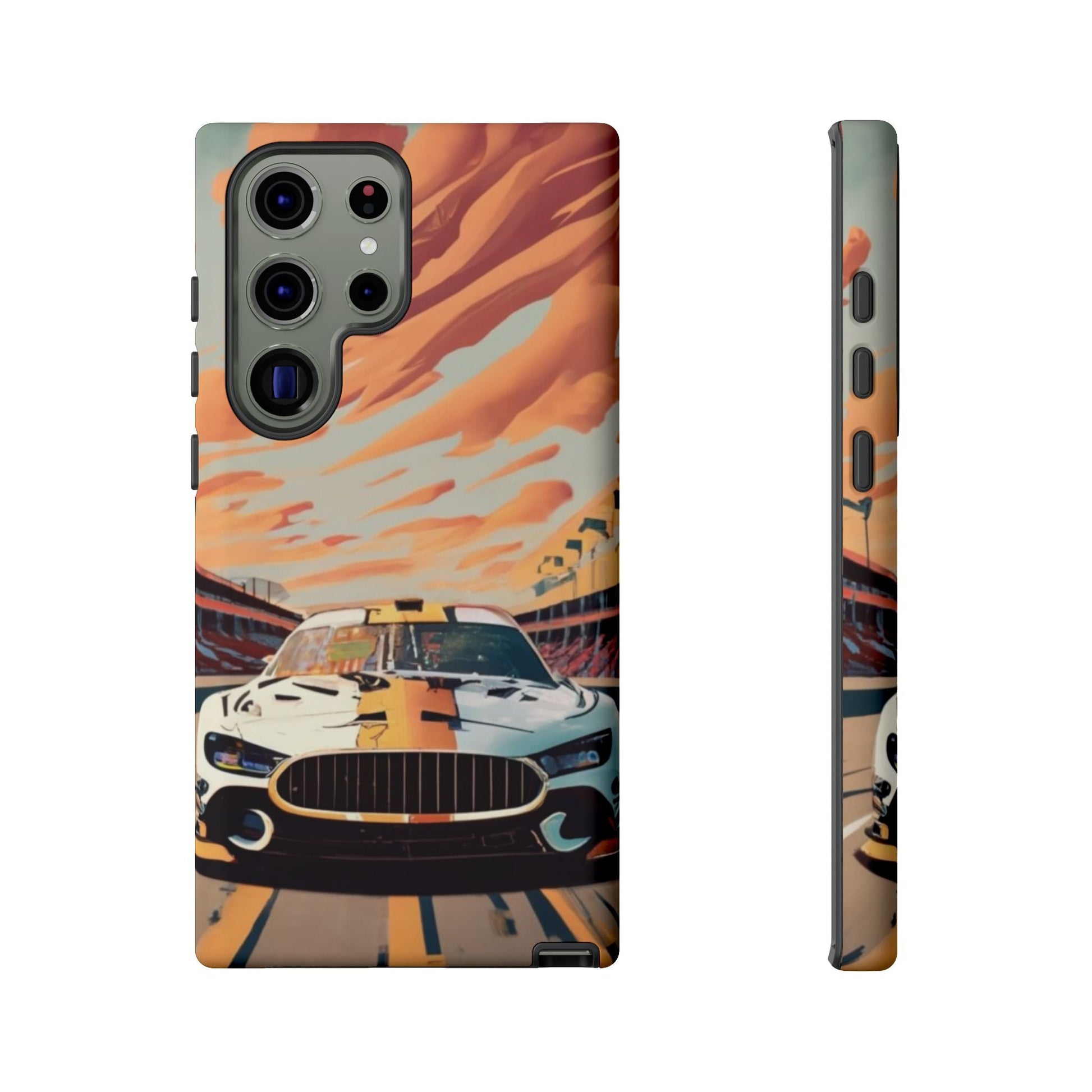 Race Car Tough Cell Phone Case - Ruppy's Creations