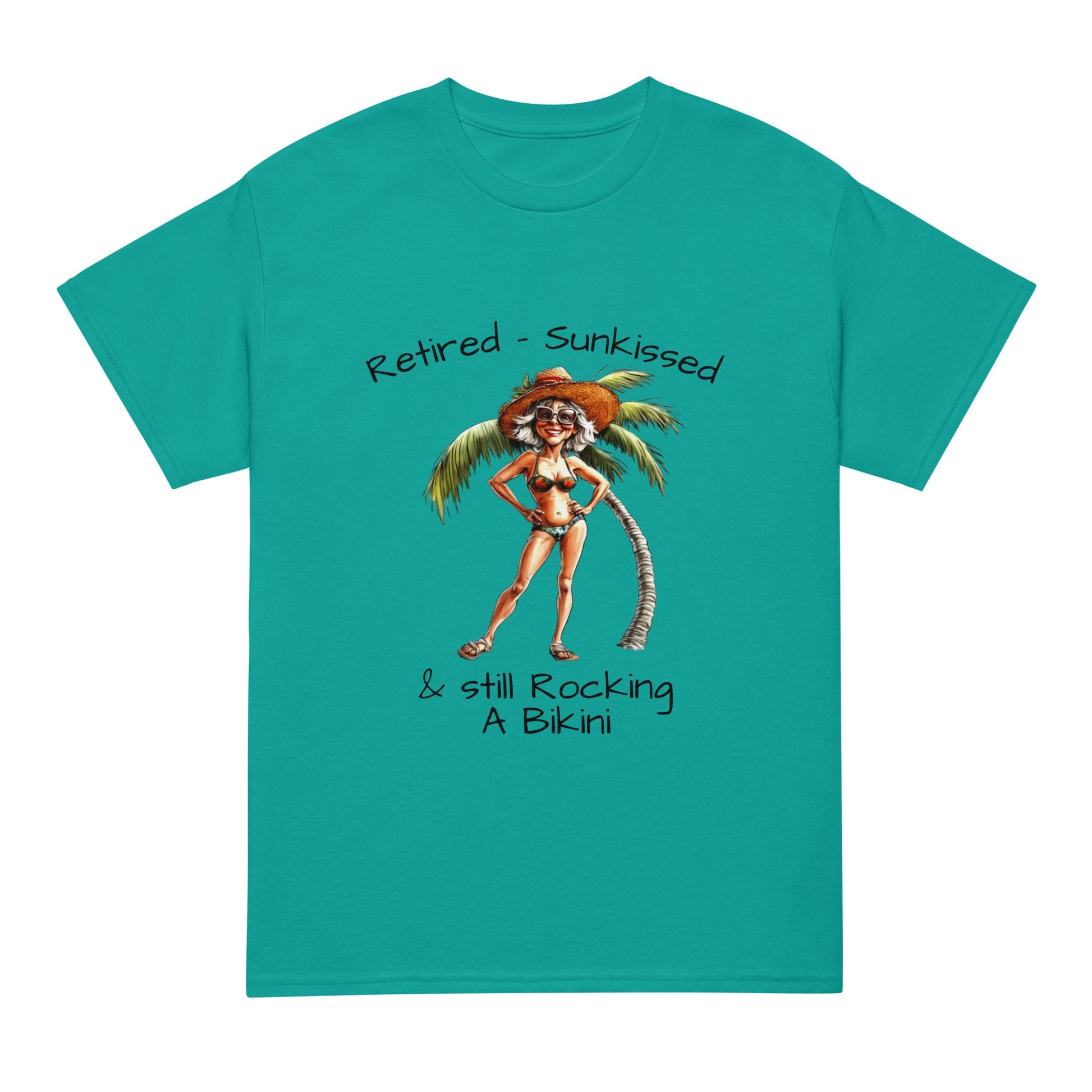 Retired & Bikini Rocking DryBlend® T-Shirt - Ruppy's Creations