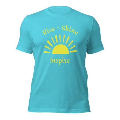 Rise - Shine - Inspire Women's Relaxed T-shirt - Ruppy's Creations