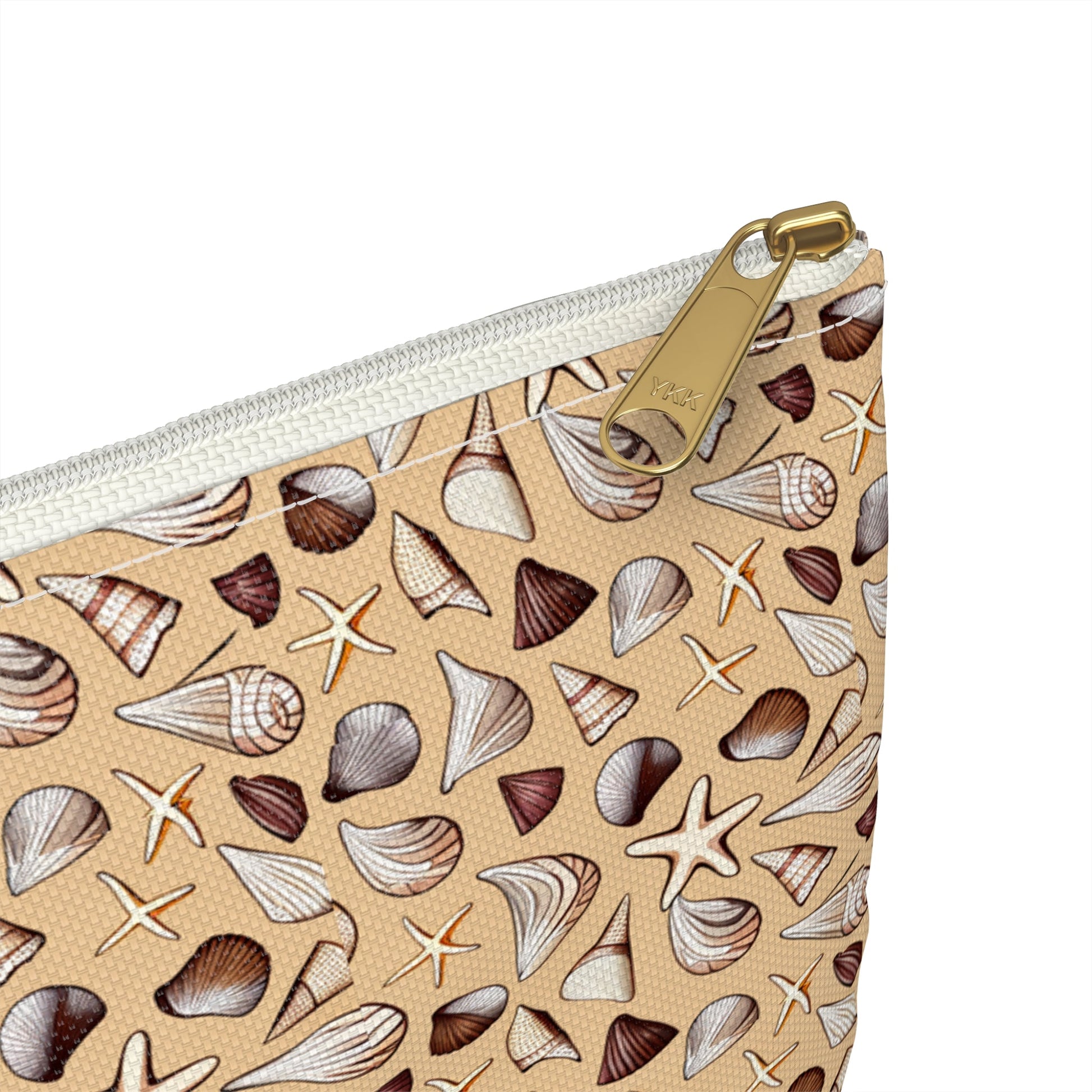 Seashells Cosmetic Travel Bag - Ruppy's Creations