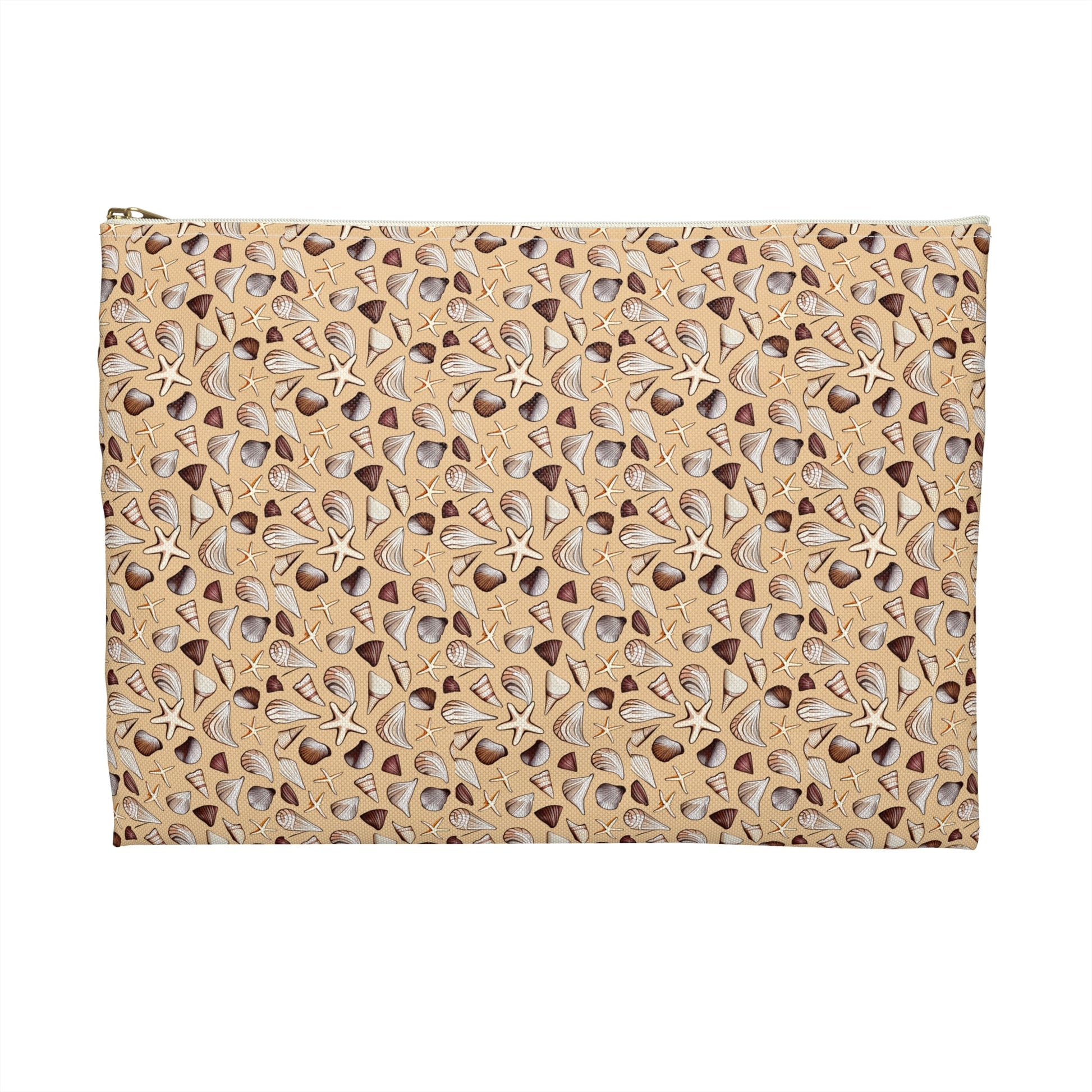 Seashells Cosmetic Travel Bag - Ruppy's Creations