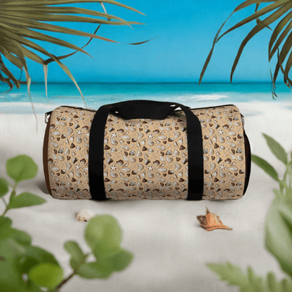 Seashells in Neutral Colors Travel Duffel Bag - Ruppy's Creations