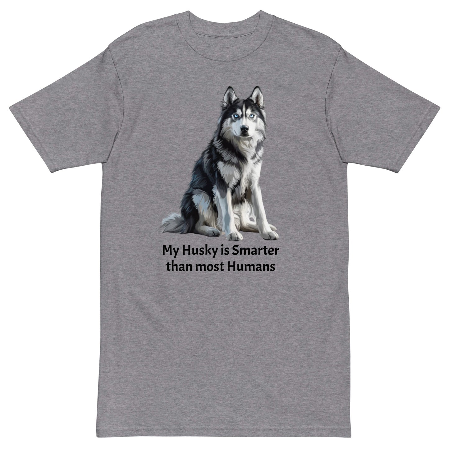 Siberian Husky Men’s Premium Heavyweight Tee - Ruppy's Creations