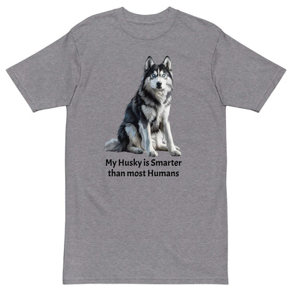 Siberian Husky Men’s Premium Heavyweight Tee - Ruppy's Creations