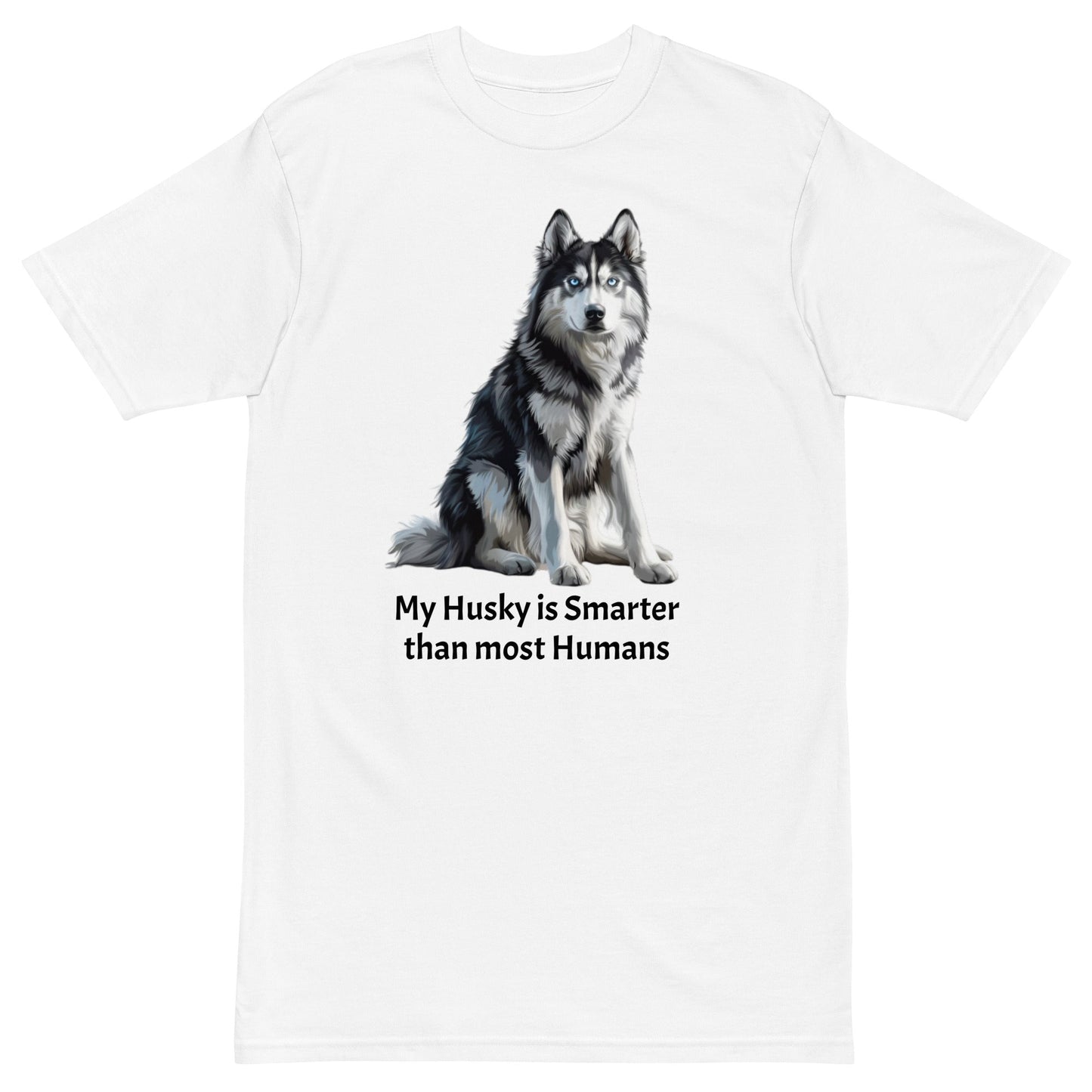 Siberian Husky Men’s Premium Heavyweight Tee - Ruppy's Creations
