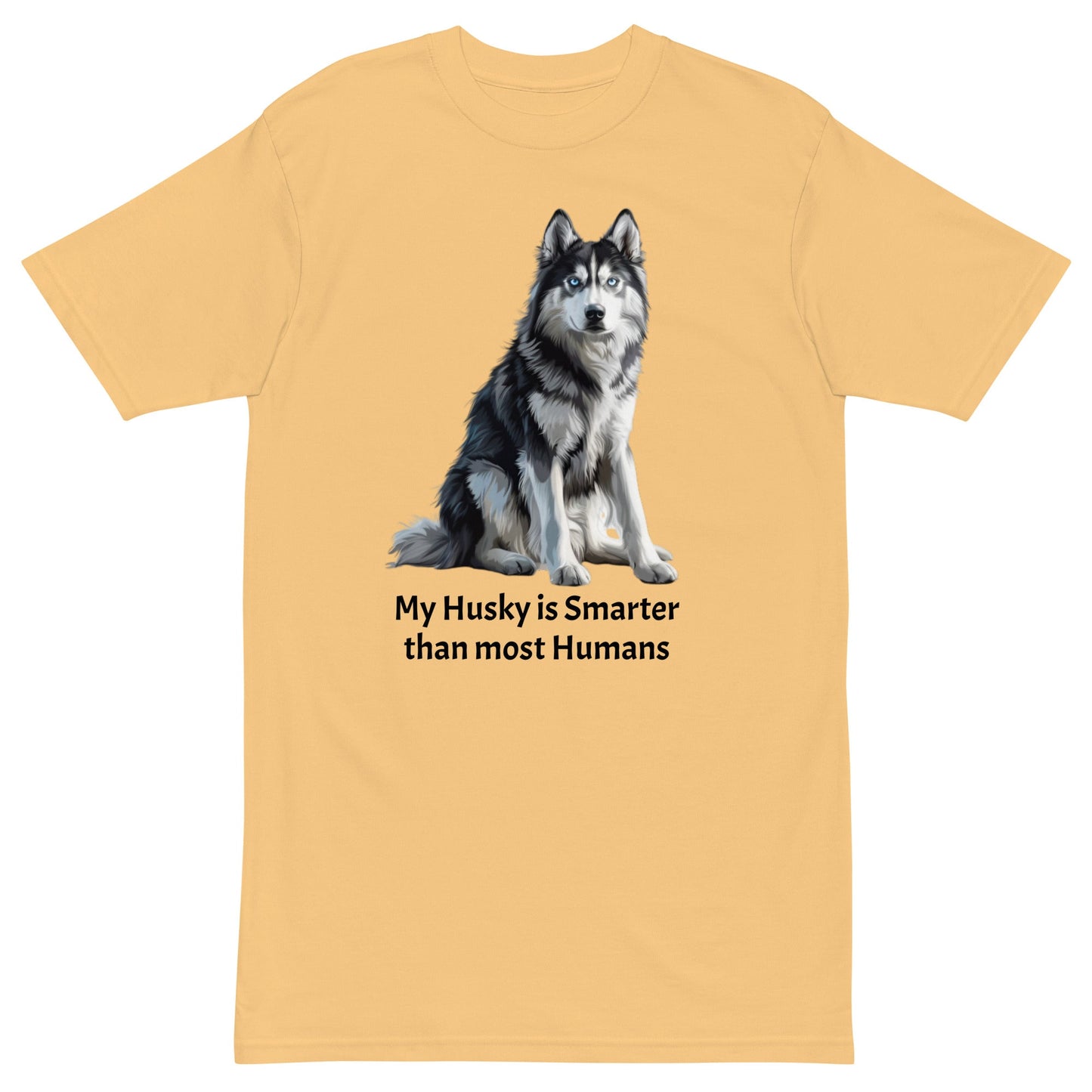 Siberian Husky Men’s Premium Heavyweight Tee - Ruppy's Creations