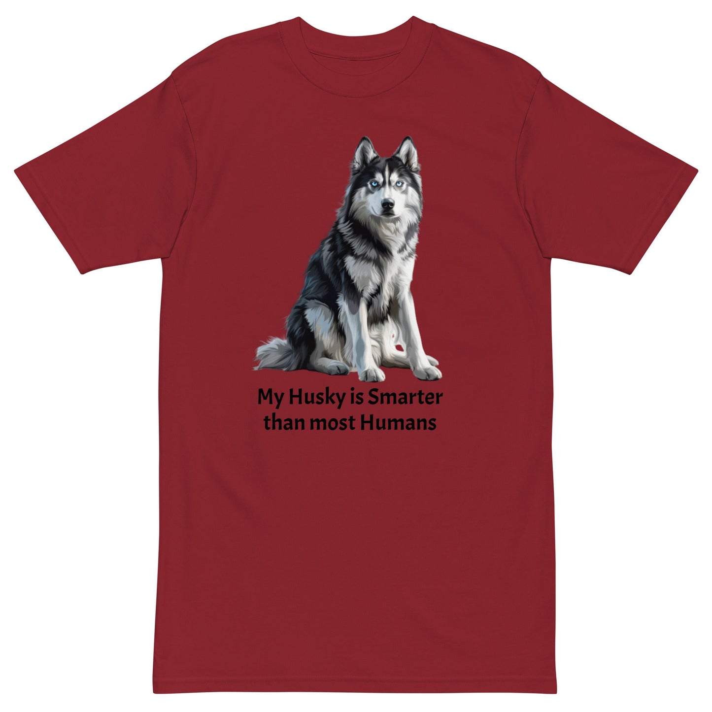 Siberian Husky Men’s Premium Heavyweight Tee - Ruppy's Creations