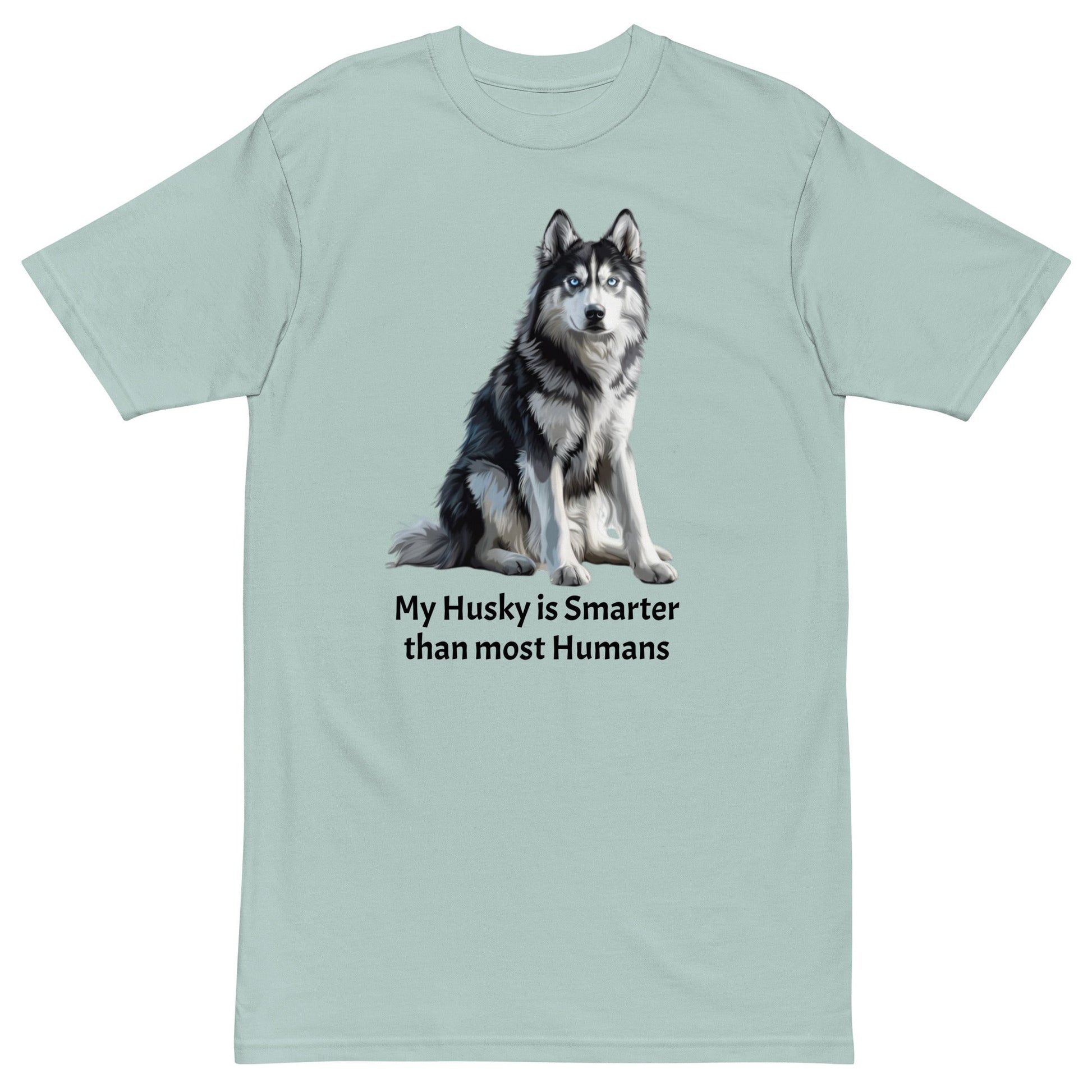 Siberian Husky Men’s Premium Heavyweight Tee - Ruppy's Creations