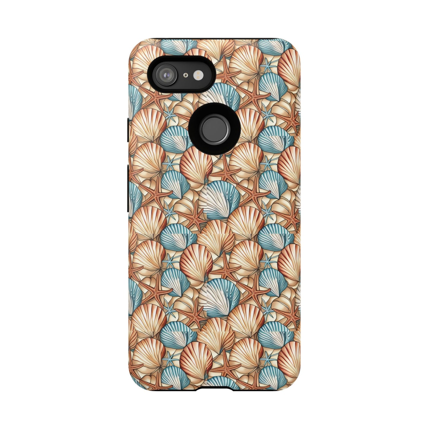 Starfish and Seashells Tough Cell Phone Case - Ruppy's Creations
