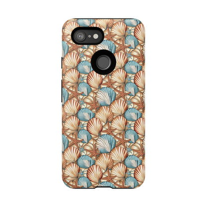 Starfish and Seashells Tough Cell Phone Case - Ruppy's Creations