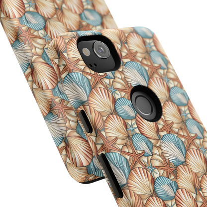 Starfish and Seashells Tough Cell Phone Case - Ruppy's Creations