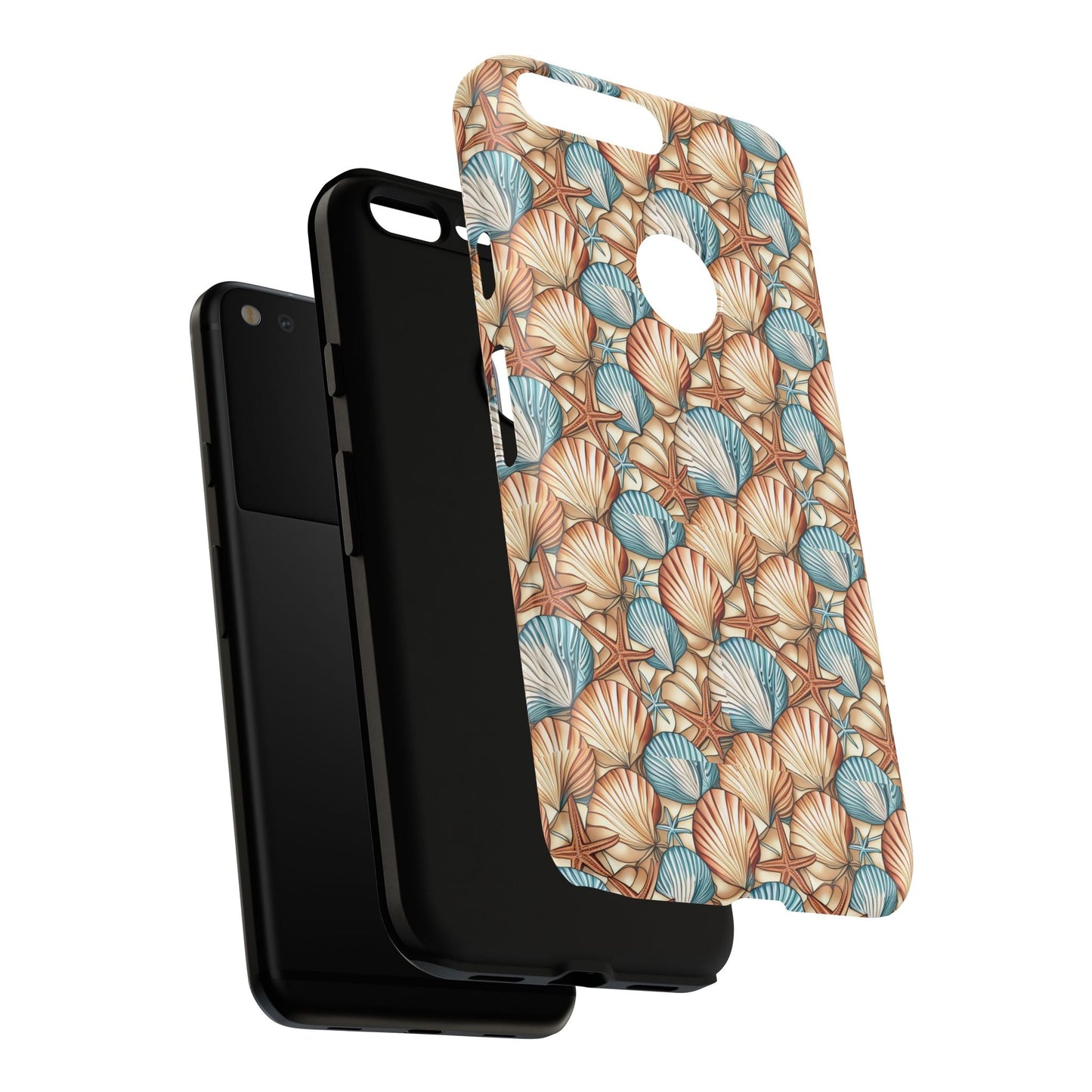 Starfish and Seashells Tough Cell Phone Case - Ruppy's Creations