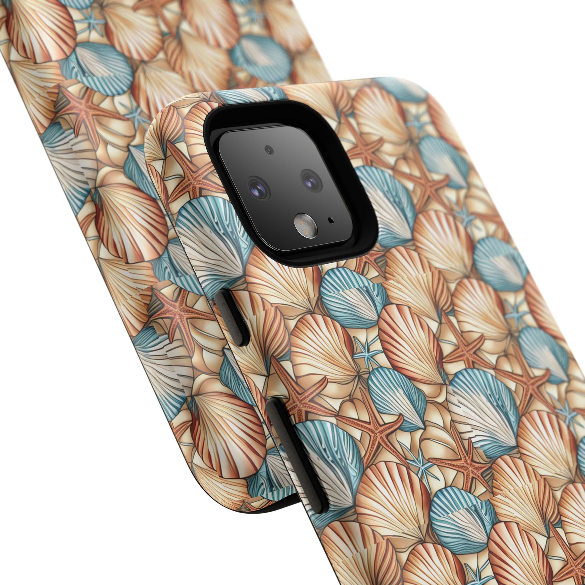 Starfish and Seashells Tough Cell Phone Case - Ruppy's Creations