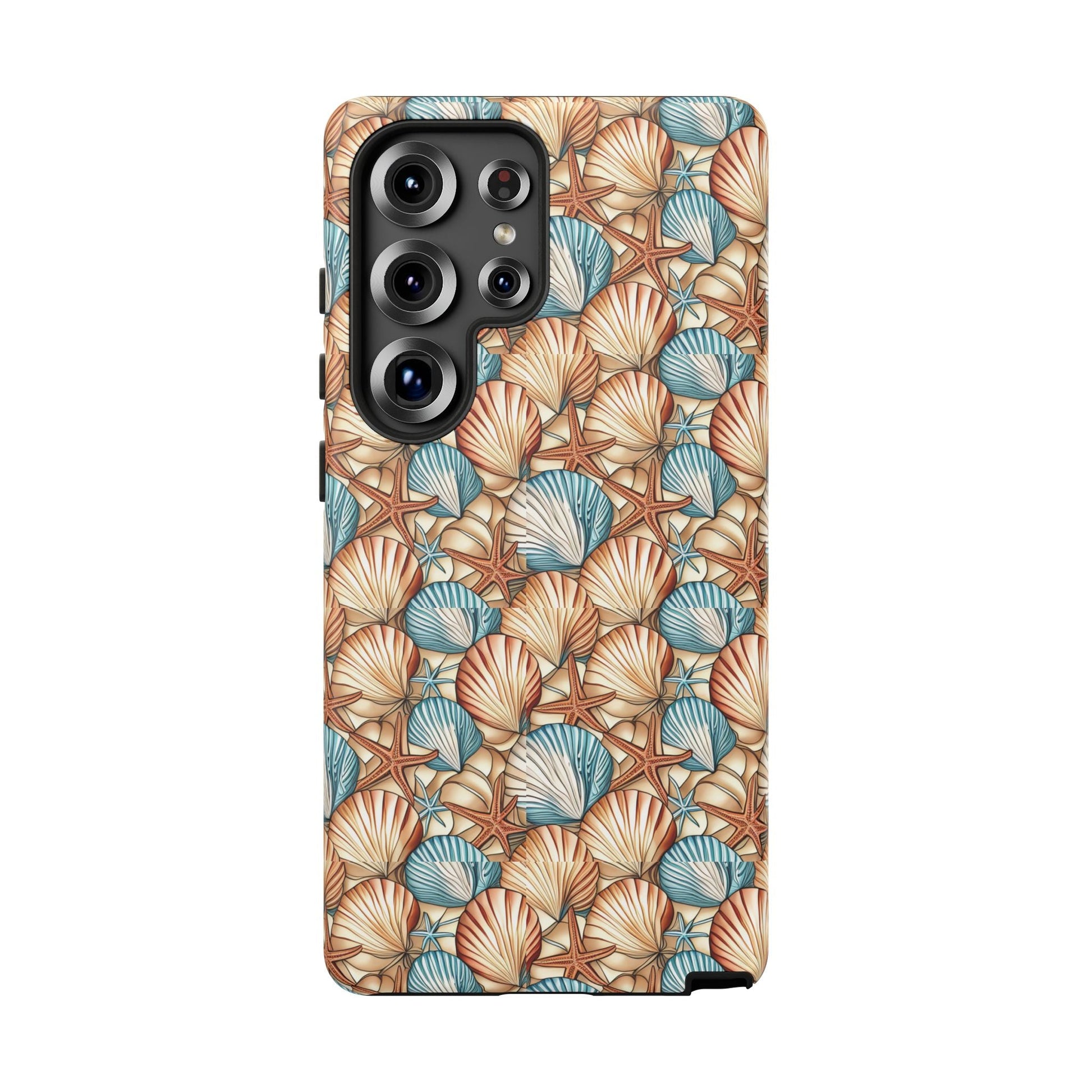 Starfish and Seashells Tough Cell Phone Case - Ruppy's Creations