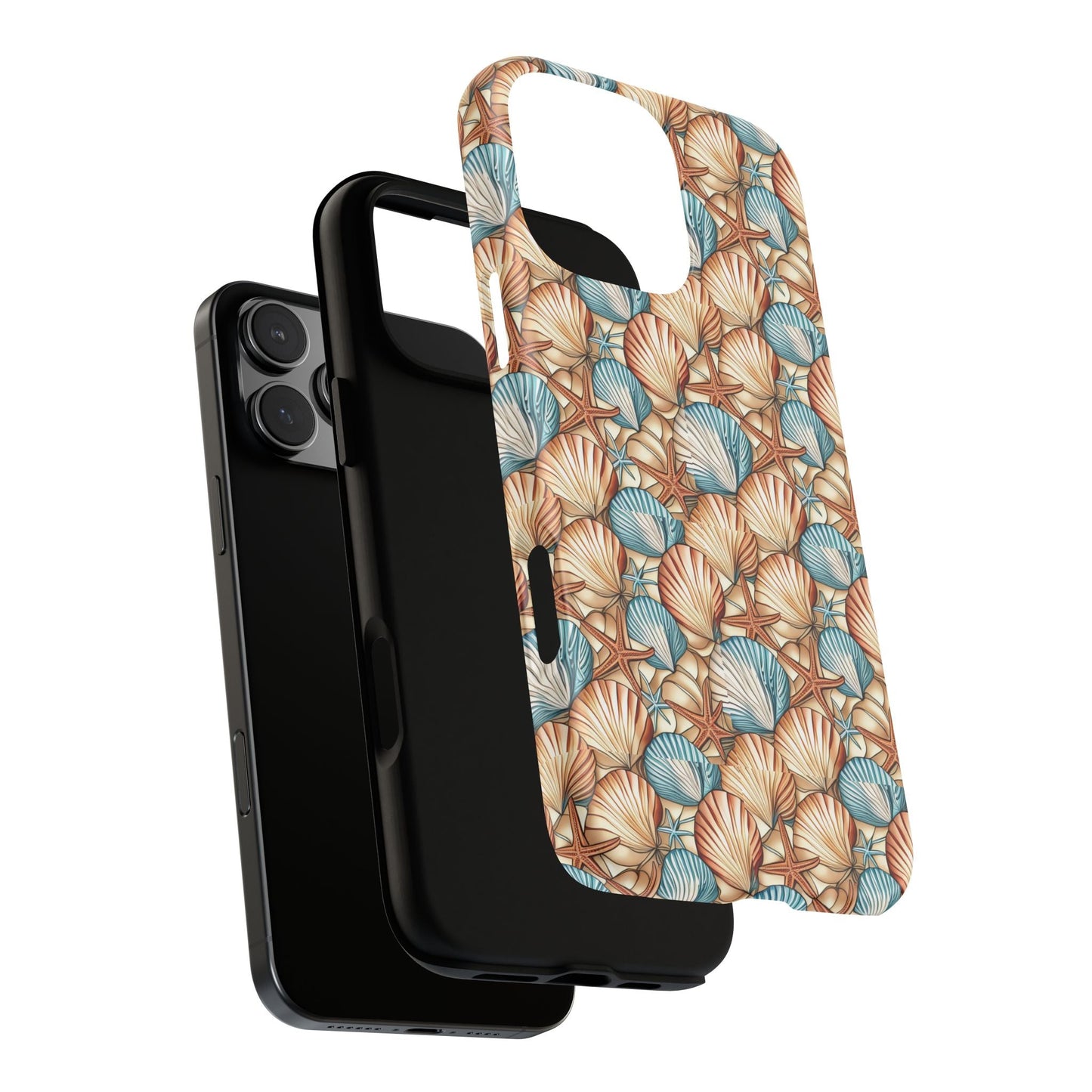 Starfish and Seashells Tough Cell Phone Case - Ruppy's Creations