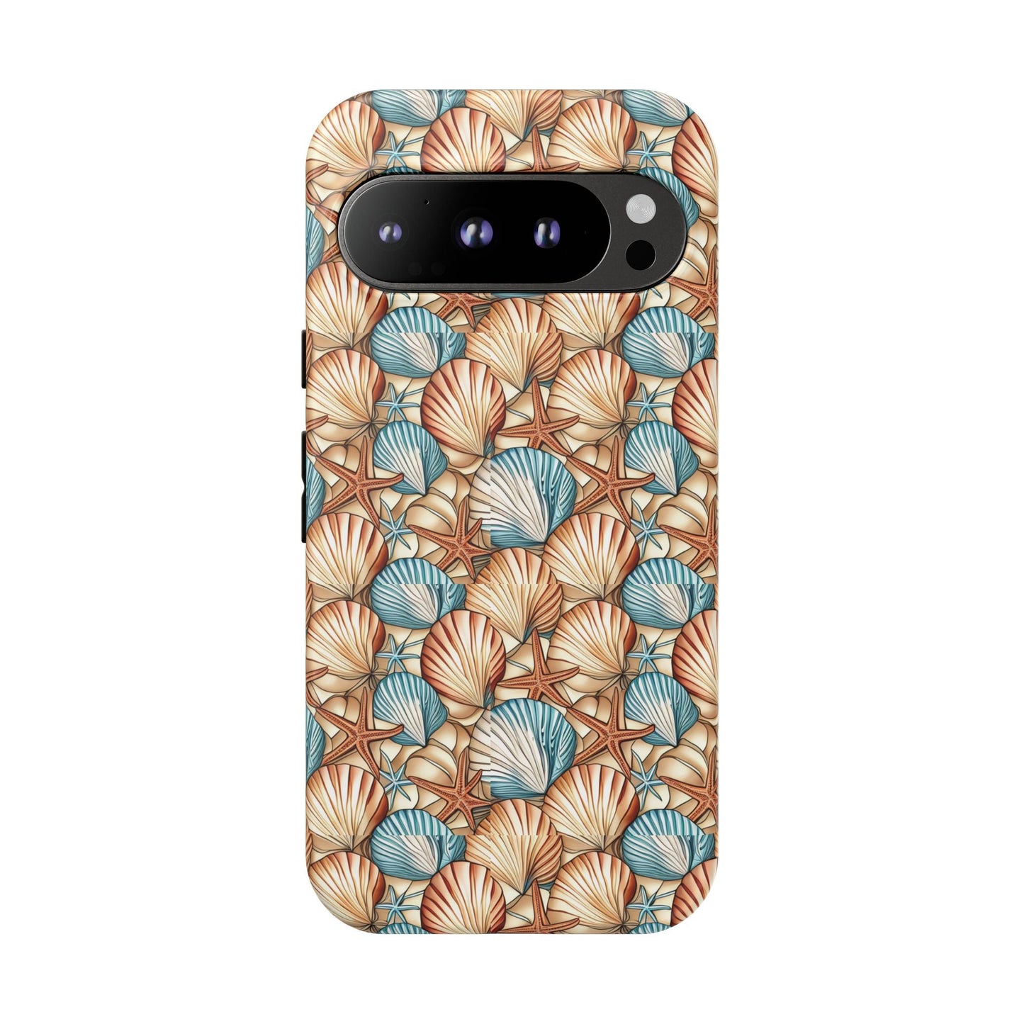 Starfish and Seashells Tough Cell Phone Case - Ruppy's Creations