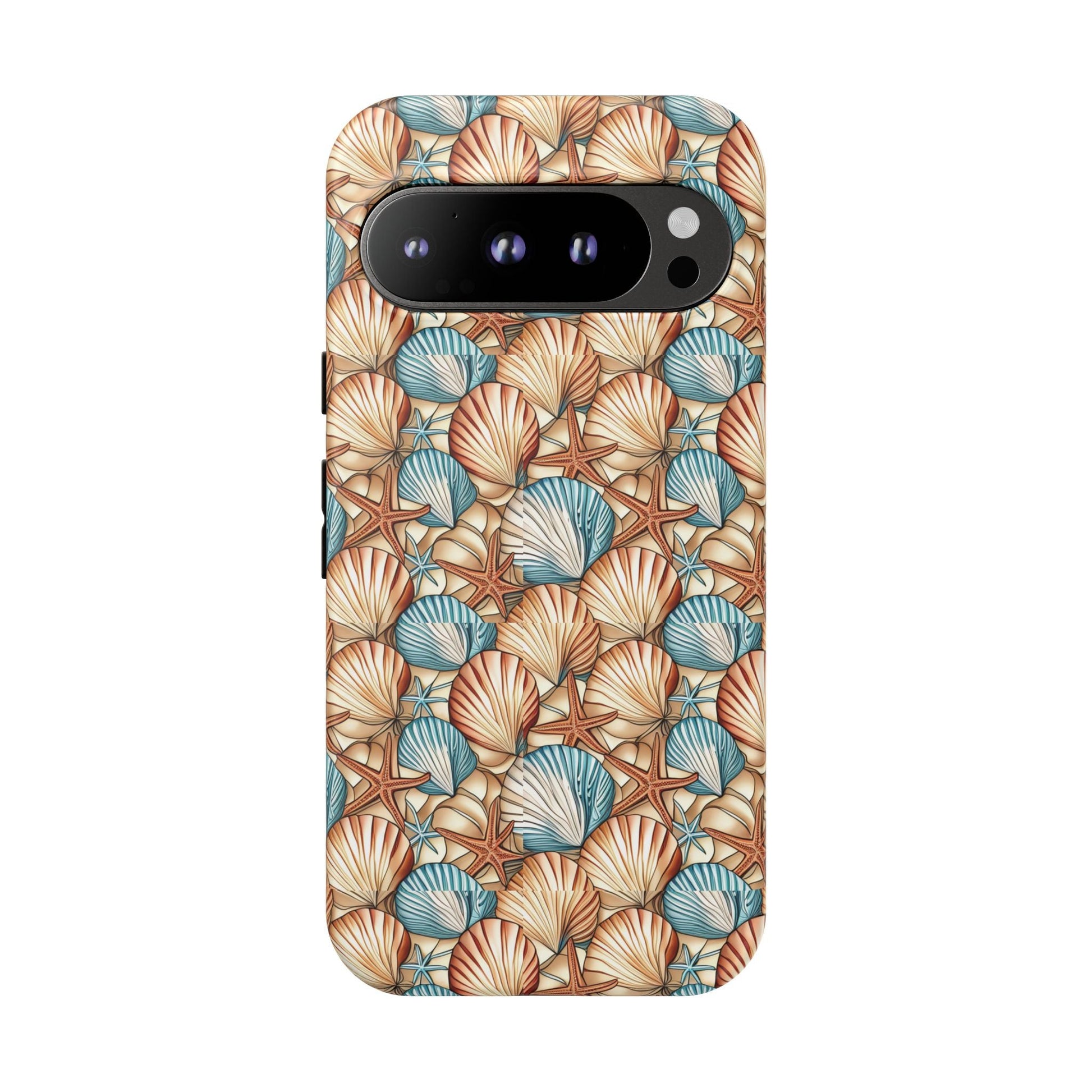 Starfish and Seashells Tough Cell Phone Case - Ruppy's Creations