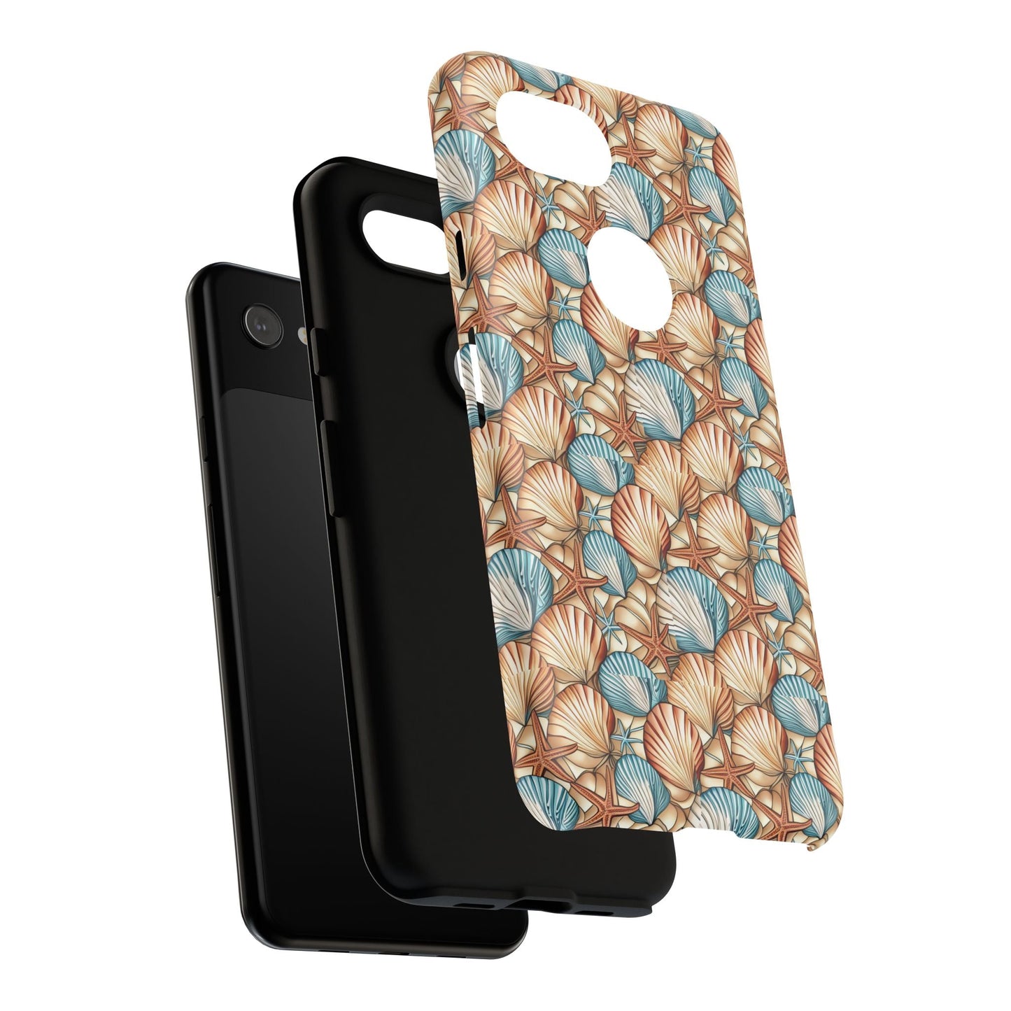 Starfish and Seashells Tough Cell Phone Case - Ruppy's Creations
