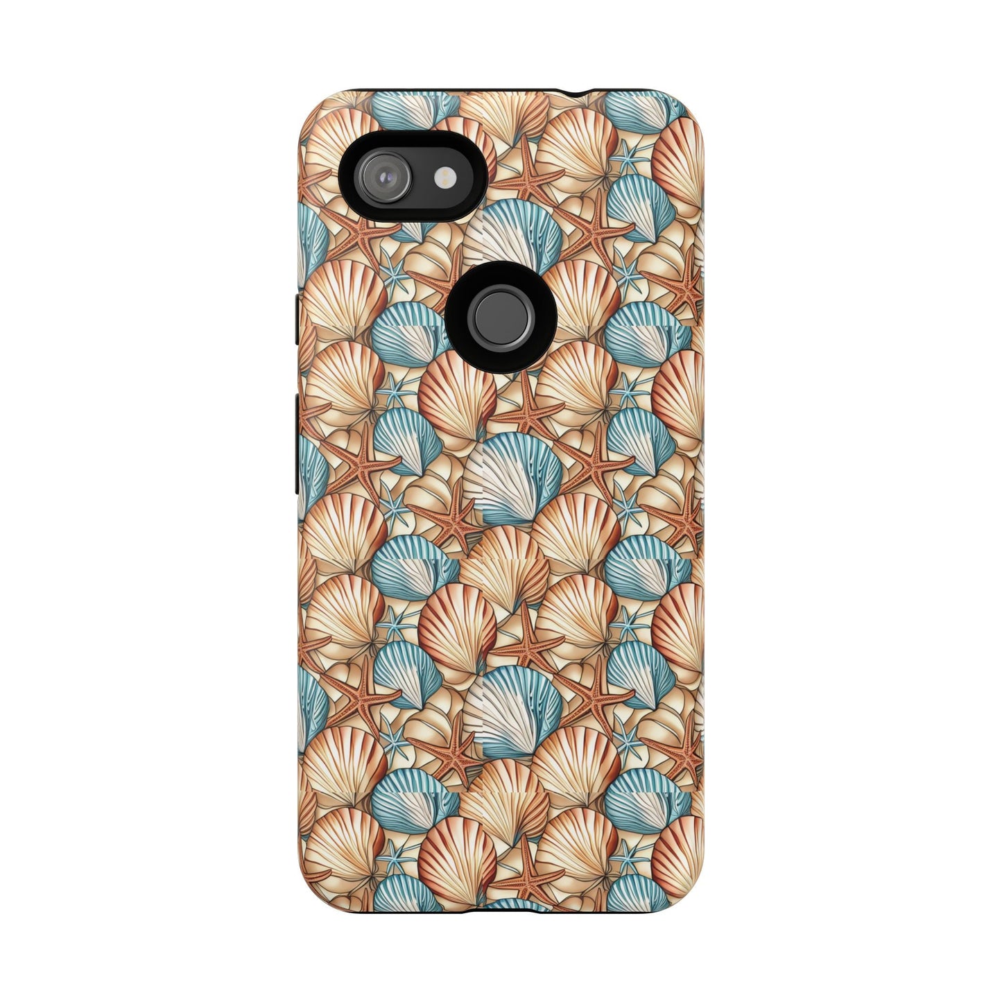 Starfish and Seashells Tough Cell Phone Case - Ruppy's Creations