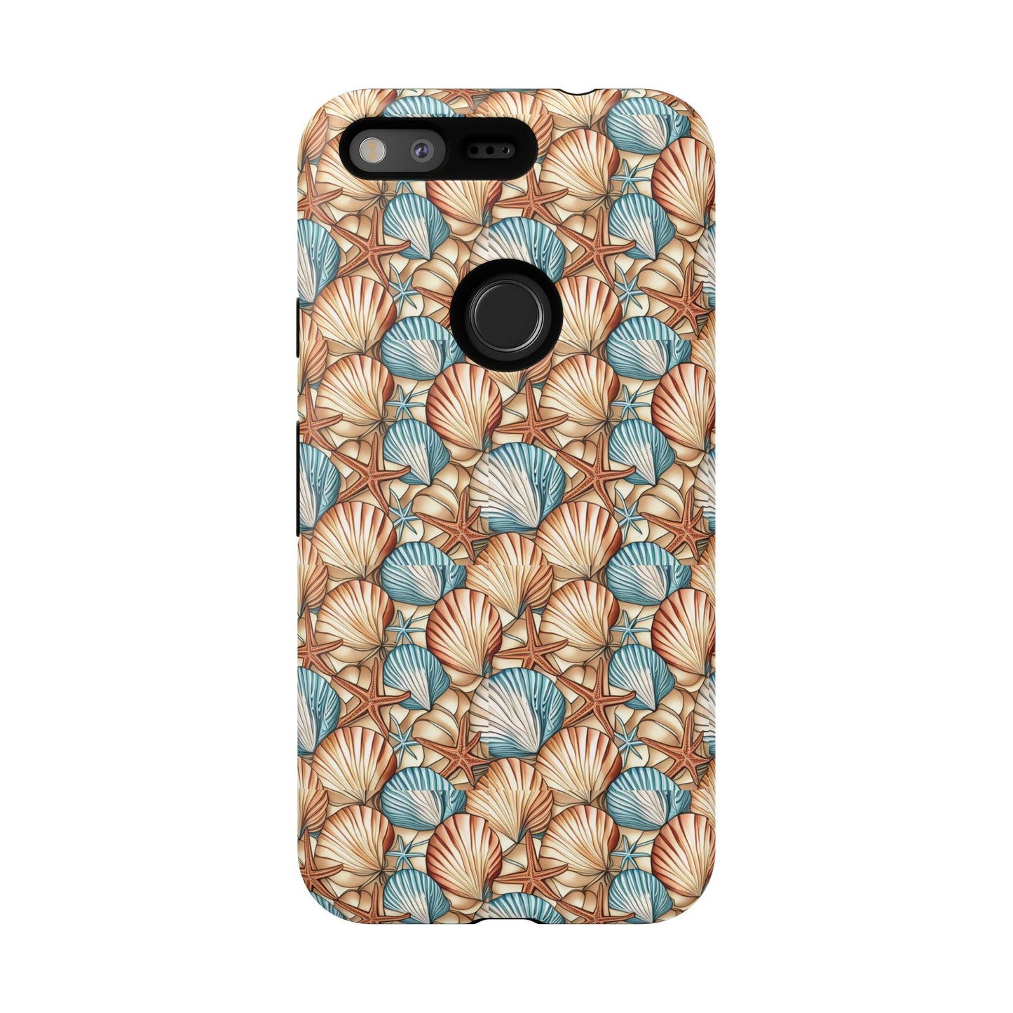 Starfish and Seashells Tough Cell Phone Case - Ruppy's Creations