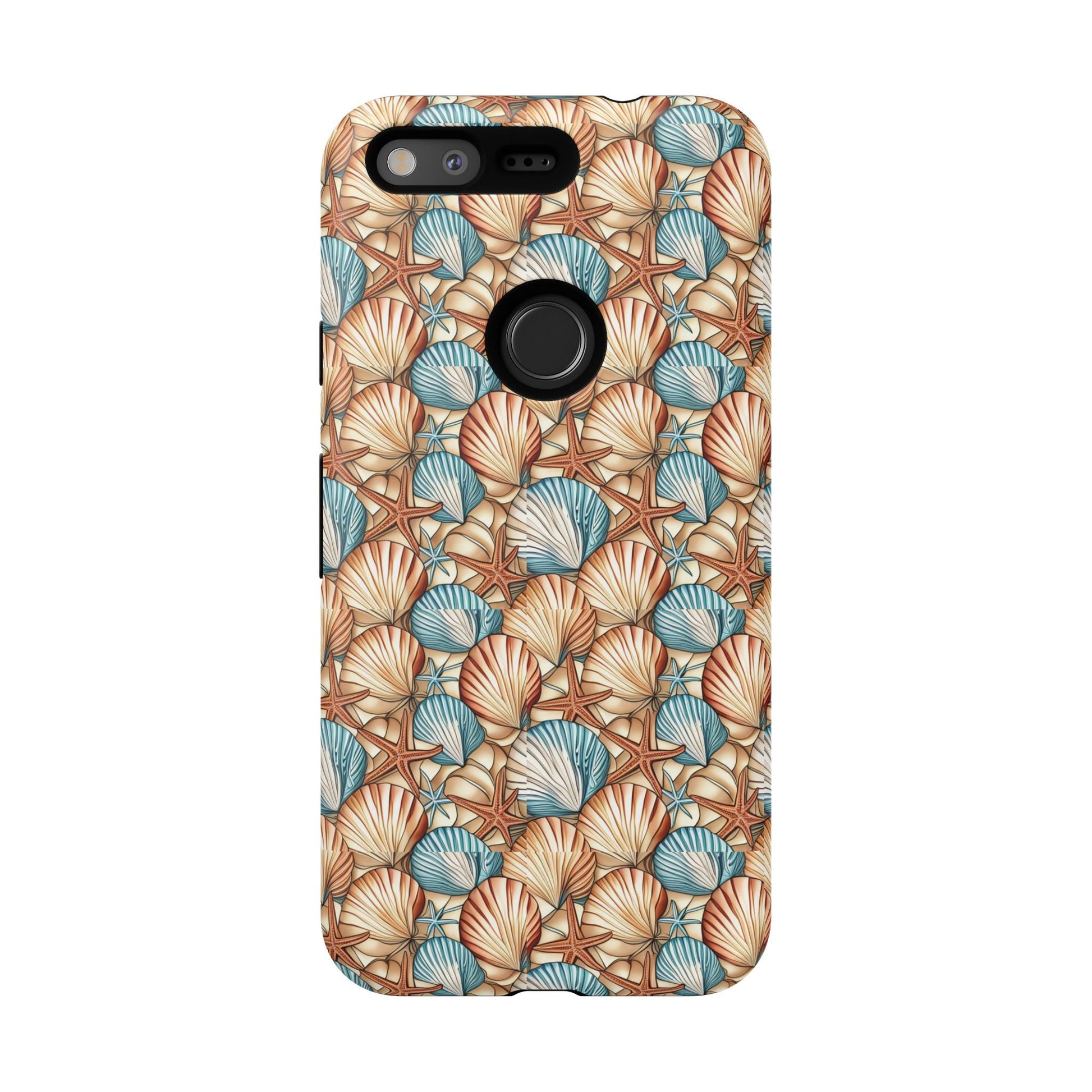 Starfish and Seashells Tough Cell Phone Case - Ruppy's Creations