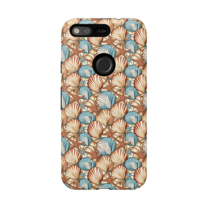 Starfish and Seashells Tough Cell Phone Case - Ruppy's Creations
