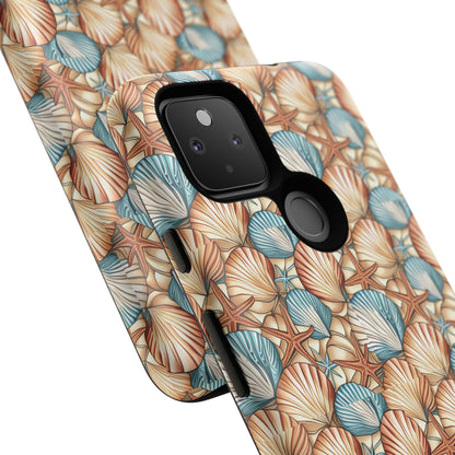 Starfish and Seashells Tough Cell Phone Case - Ruppy's Creations
