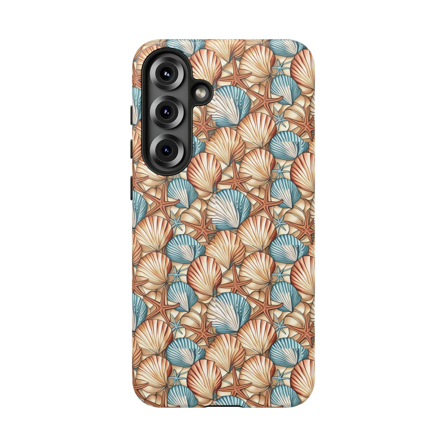 Starfish and Seashells Tough Cell Phone Case - Ruppy's Creations